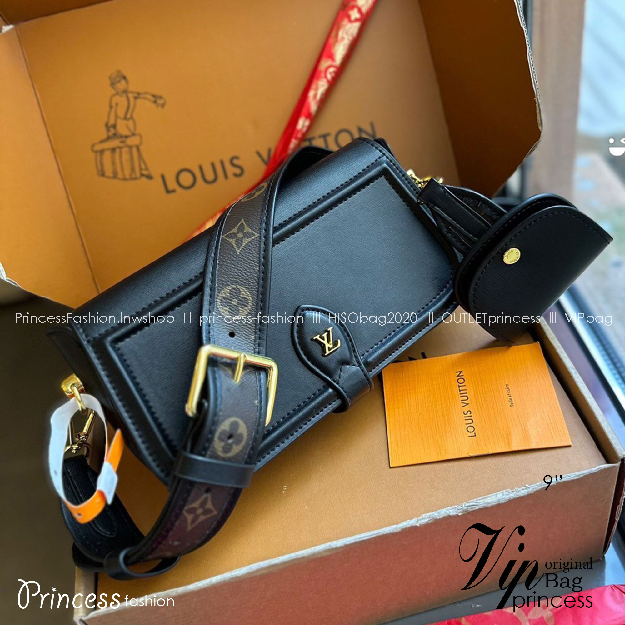 พร้อมส่ง 2 ไซส์ 💖💖 LV officier crossbody bag / LV Officier Pouch With Strap กระเป๋าสะพายดีไซส์คล่องตัว เท่ๆ คูลๆ ใช้งานสะดวก พร้อมใบลูกน่ารัก และสายสะพายเส้นใหญ่