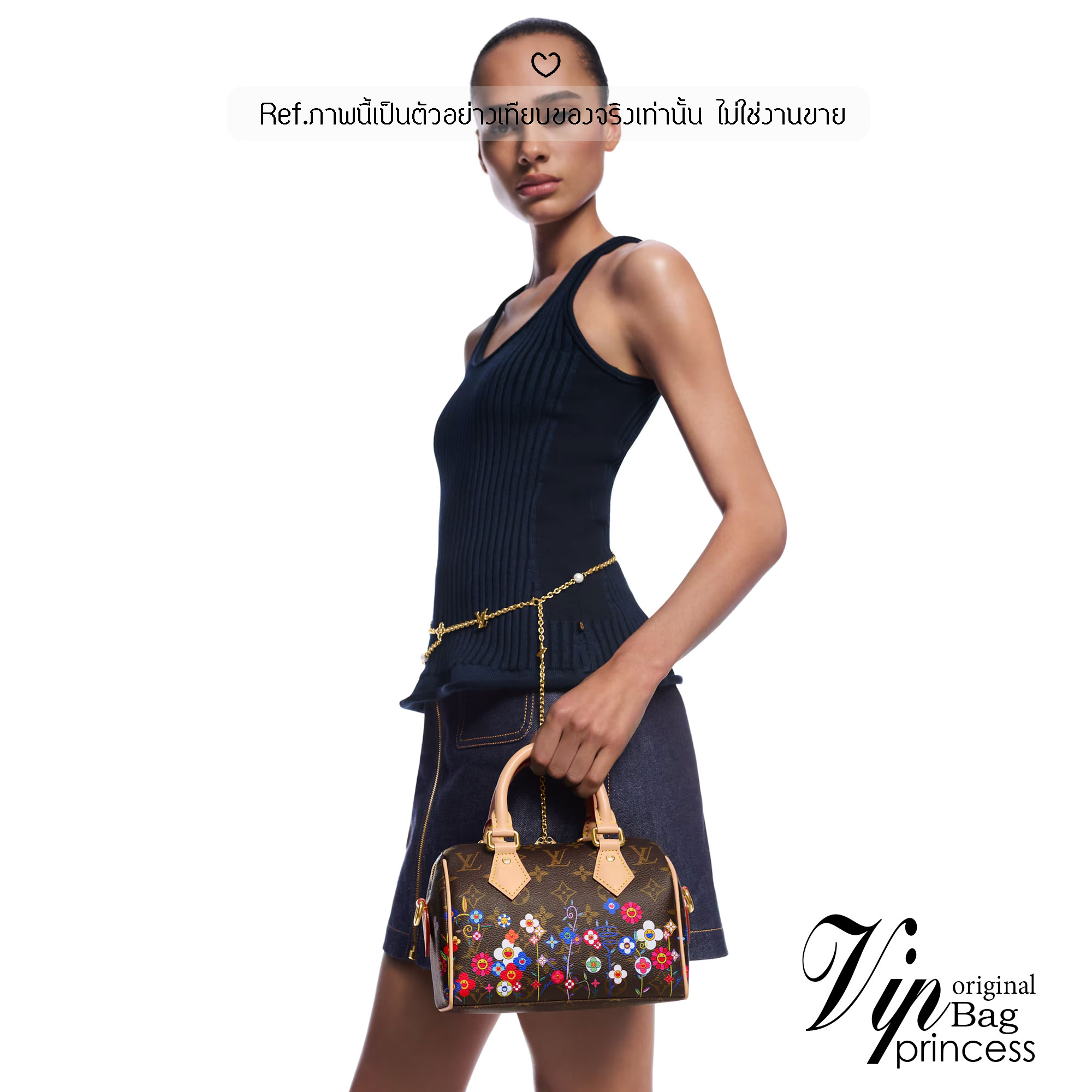 LV x TM Speedy Bandoulière 20 bag Monogram Flower กระเป๋าทรงหมอนคอลเลกชันสุดพิเศษ สวยคลาสสิกมีชีวิตชีวา สีสันสดใสสไตล์ superflat สุดไอคอนิกของ Takashi Murakami ด้วยโมโนแกรมดอกไม้หลากสี