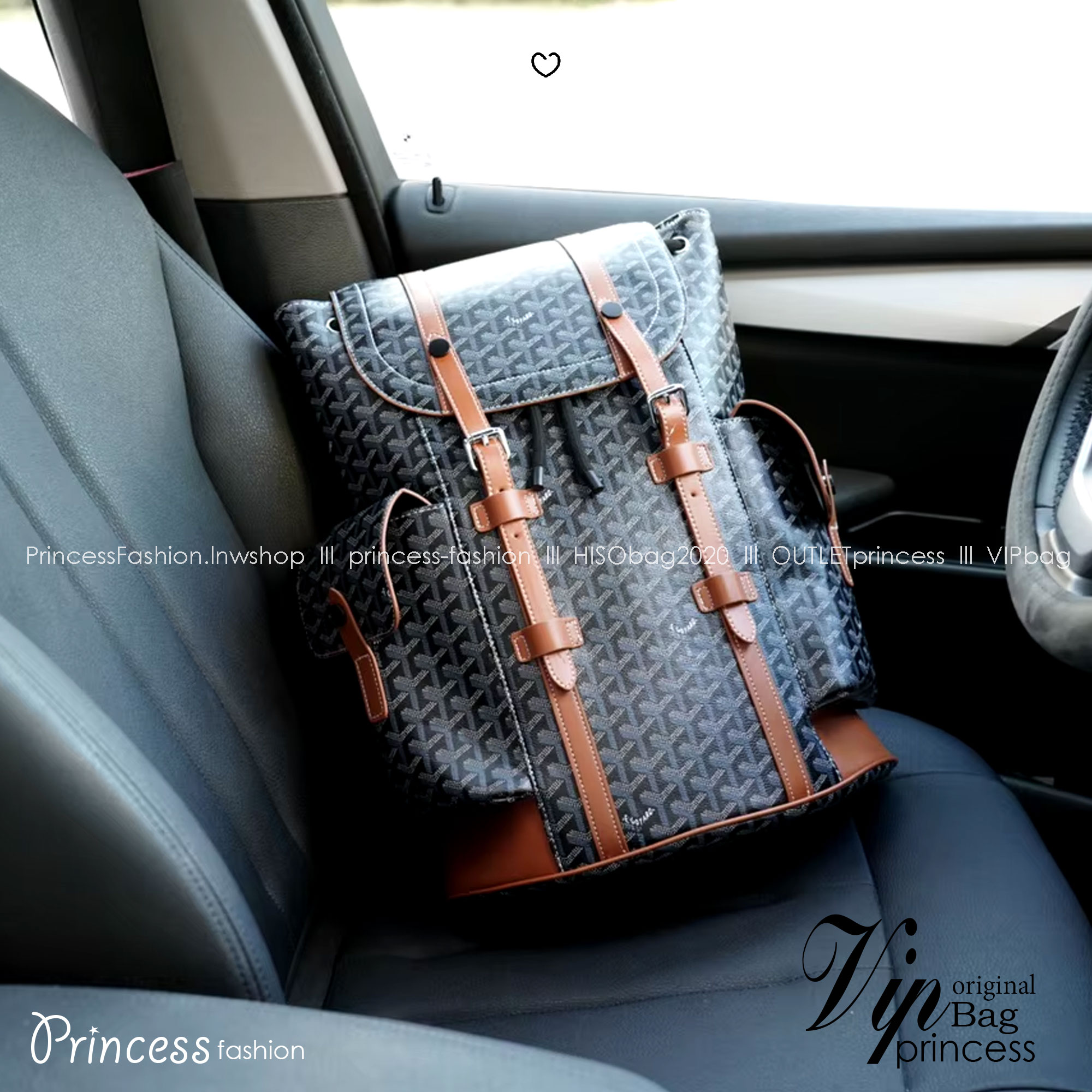 Goyard Backpack Bag Large Size กระเป๋าเป้ใบใหญ่ ดีไซน์สวยคลาสสิกเป็นเอกลักษณ์ ใช้ได้ทั้งหนุ่มๆและสาวๆ ตกแต่งลวดลายโลโก้แบรนด์เรียบหรู ภายในจุของได้เยอะมาก ใหญ่จริง!! ใบนี้คุ้มค่าราคามากๆ ทั้งดีไซน์และฟังก์ชั่นการใช้งาน ตอบโจทย์แน่นอน จะใส่เสื้อผ้าสำหรับ s