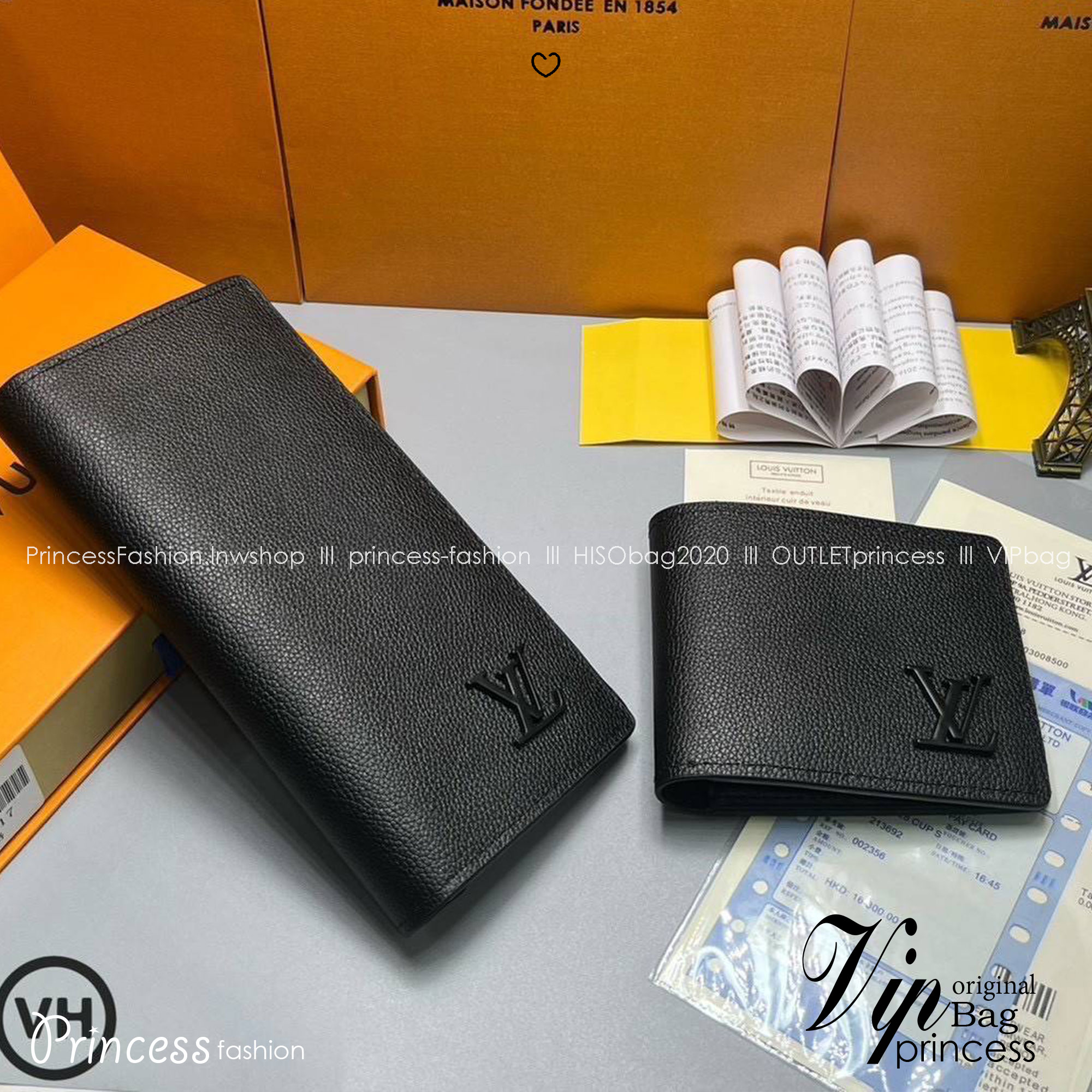 ORI หนังแท้ | LV Long Wallet / LV Multiple Aerogram กระเป๋าสตางค์ใบยาว กระเป๋าสตางค์ผู้ชาย