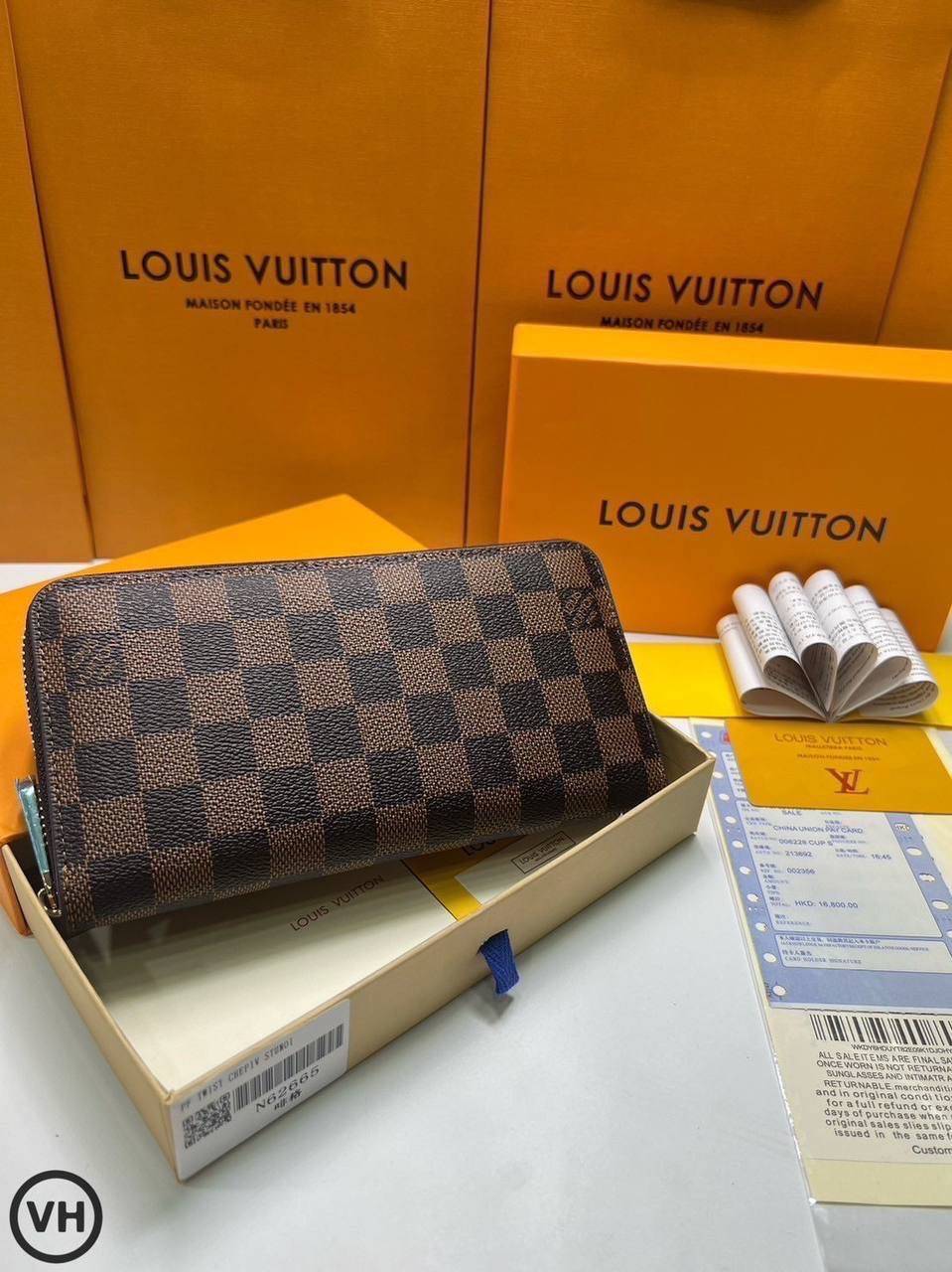 ORI หนังแท้ | LV Zippy Horizontal Monogram Shadow / LV LongWallet กระเป๋าสตางค์ใบยาว กระเป๋าสตางค์ซิปรอบ