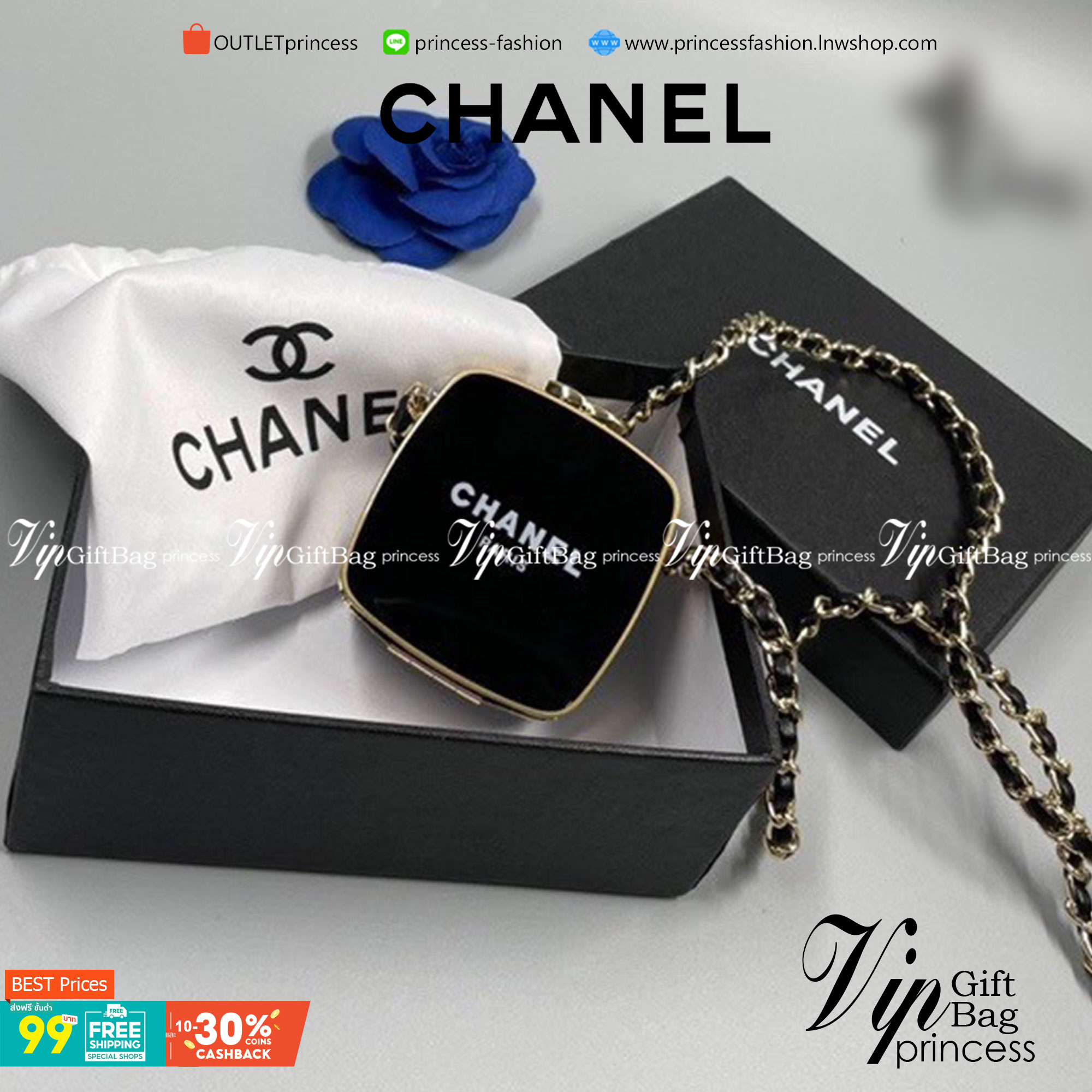 VIP 】CHANEL MINI BAG VIP GIFT WITH PURCHAS-GWP น้องคนสวยมาใหม่จ้า รุ่นใหม่กริ๊บ!!ละมุนคุณหนูต้องมาแล้วแหละ ไซส์มินิน่ารักมากค่ะ มาพร้อมสายสะพายนาวครอสบอดี้ อะไหล่สีทอง ใบนี้สาวๆต้องมีน้า ได้สวยก่อนใคร ต้องจัดแล้วจ้า งานจริงสวยน่าใช้ Chanel mini นาทีนี้กำล
