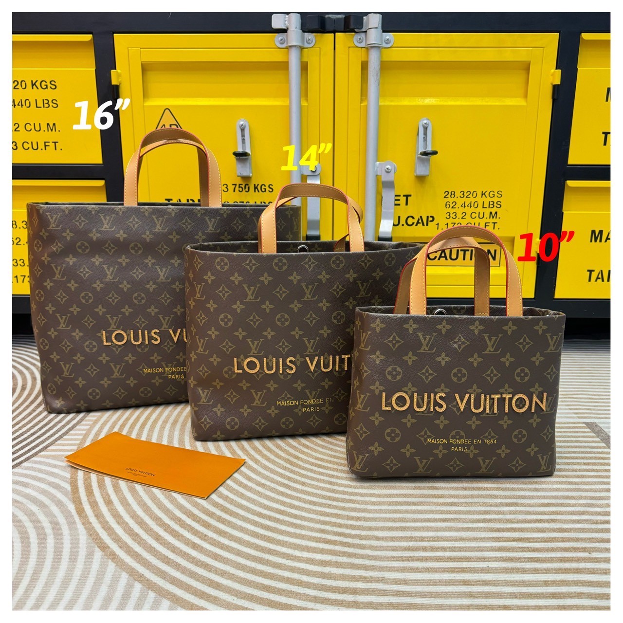 LV Shopper Tote bag Monogram pattern กระเป๋าสะพายทรงโท้ท shopper มี 3 ขนาด สวยคลาสสิค พกพาสะดวก ใช้งานง่ายสุดๆ