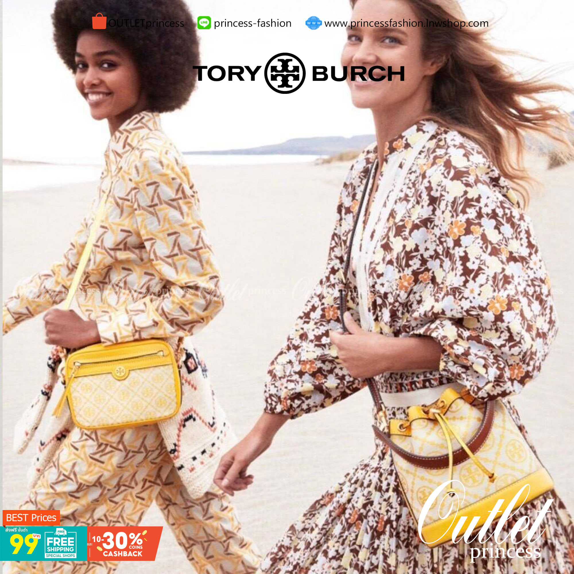 TORY BURCH T MONOGRAM JACQUARD CAMERA BAG กระเป๋าถือหรือสะพายข้าง ปักษ์ลายแบรนด์ วัสดุ Canvas ปักษ์ลายแบรนด์ เปิด-ปิด ด้วยซิป ภายในโล่ง มี1ช่องซิป1ช่องใส่ของจุกจิ๊ก ด้านหน้ามี1ช่องซิป สายยาวถอดสายได้ สวยเก๋ ไม่ควรพลาดเลยค่า