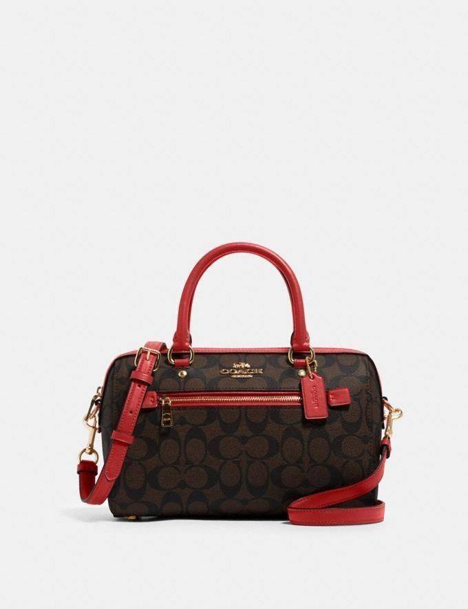COACH F83607 ROWAN SATCHEL IN SIGNATURE CANVAS กระเป๋าทรงหมอนยอดฮิต คลาสสิคใช้งานได้ไม่มีเบื่อ มาครบสีขายดี ด้วยรูปทรงสวยงาม และใช้งานได้อย่างกระฉับกระเฉง วัสดุหนังแคนวาสเคลือบลาย ทนทาน ภายในโล่งกว้าง มีช่องซิปและแบ่งสัดส่วนได้ลงตัว บอกเลยว่าสาวๆพลาดไม่ได