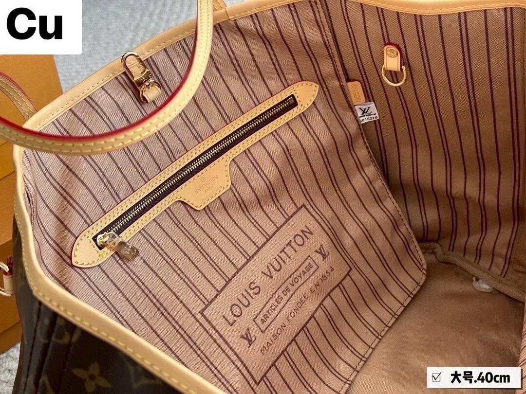 พร้อมส่ง 4 สี | LV Neverfull GM bag กระเป๋าสะพายทรโท้ทใบใหญ่ จุได้แบบไม่จำกัด ไซส์หายากไซส์ตามหา ใหญ่จริงแบบจุใจ มาพร้อมใบลูก สะพายไปเที่ยวต่างจังหวัดคือดีงามมากจ้า