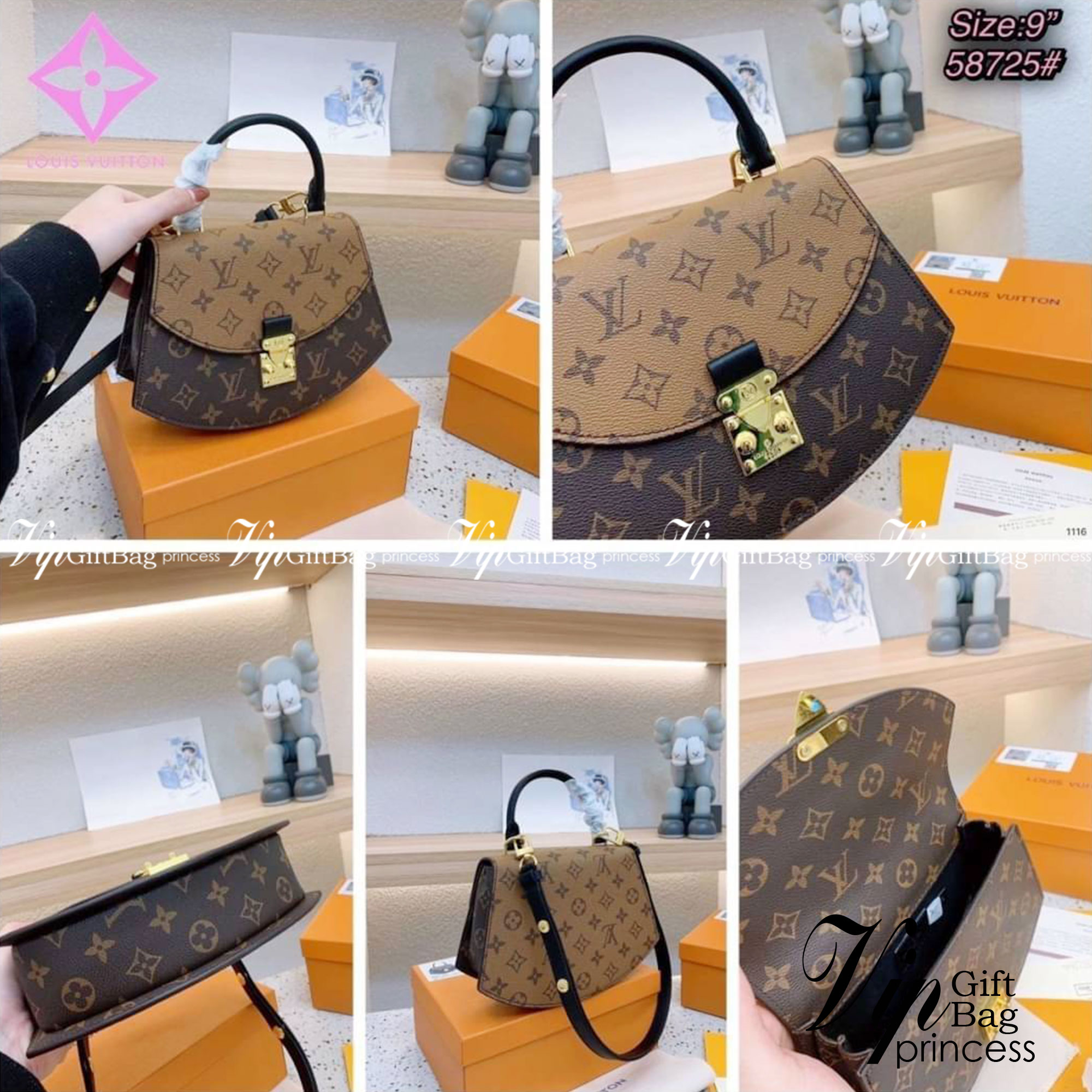 LV Monogram Eden MM Camel Bag / LV Eden กระเป๋าสะพาย คงเอกลักษณ์เฉพาะของแบรนด์ สวยหรูดูแพง งานปั้มแบรนด์คมชัด ด้านในใส่ของได้เยอะ ควรมีติดตู้สักใบนะคะ! งานสวยคุ้มเกินราคาค่ะ