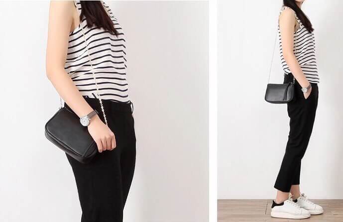 สินค้ามาใหม่ค่า😊 ทรงสุดฮิตจากแบรนด์ h&m กระเป๋า ทรงshoulder & clutch bag ตัวกระเป๋าลายหนังดี๊ดีค่า นิ่มมาก สามารถเก็บสายถือเป็นคลัชได้เลยน้า หรือสะพายพาดลำตัวก้อน่ารักค่าใบนี้ เรียบๆ เข้ากับชุดง่าย #จุดเด่นที่ น้ำหนักเบา สามารถ สะพายไหล่ข้างลำตัว