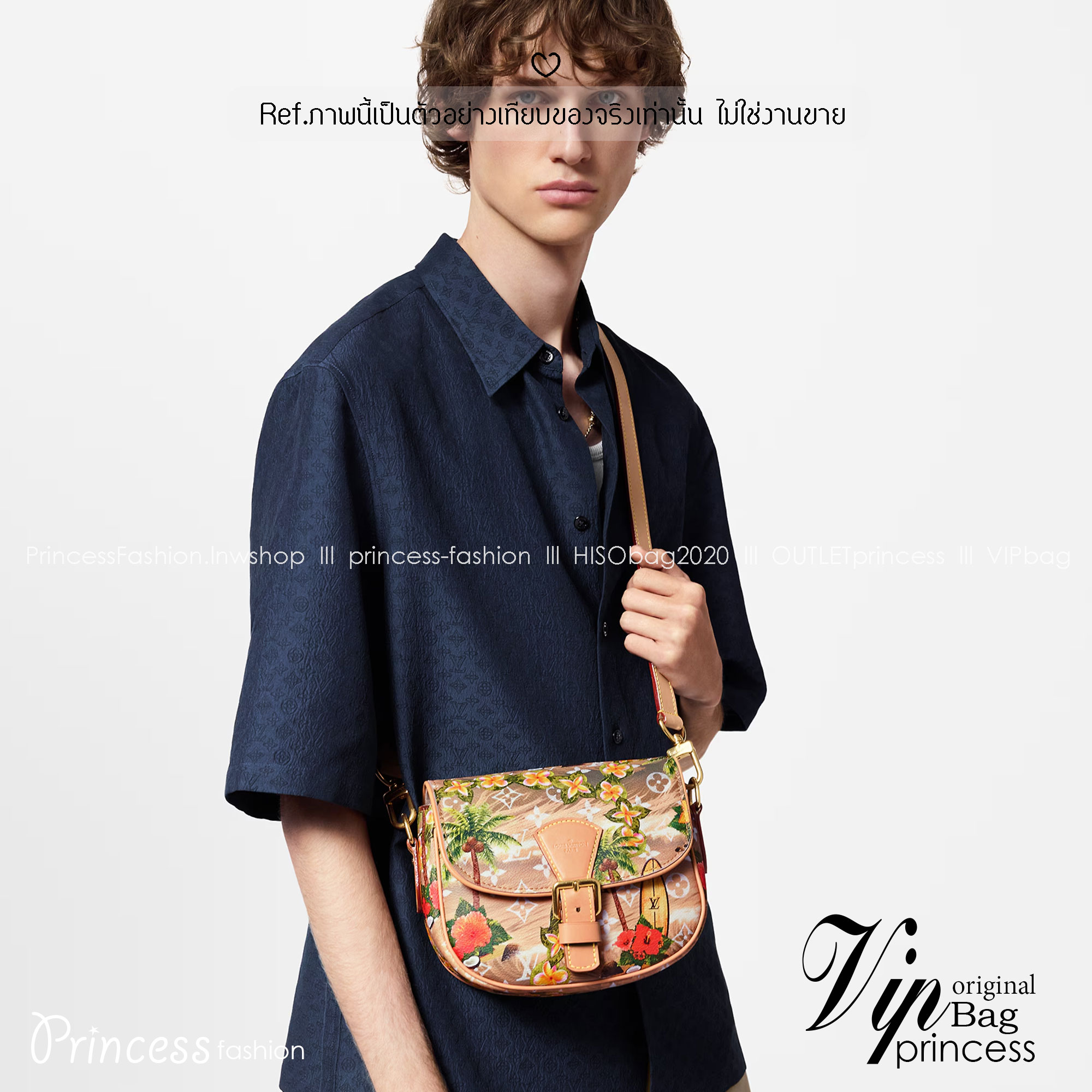 LV Montsouris PM Messenger Bag / LV Limited Bag กระเป๋าสะพายลวดลายฤดูร้อนสวยงาม รุ่นลิมิเต็ดมีจำนวนจำกัด เกรดออริ 1:1 ใช้งานต่างประเทศได้