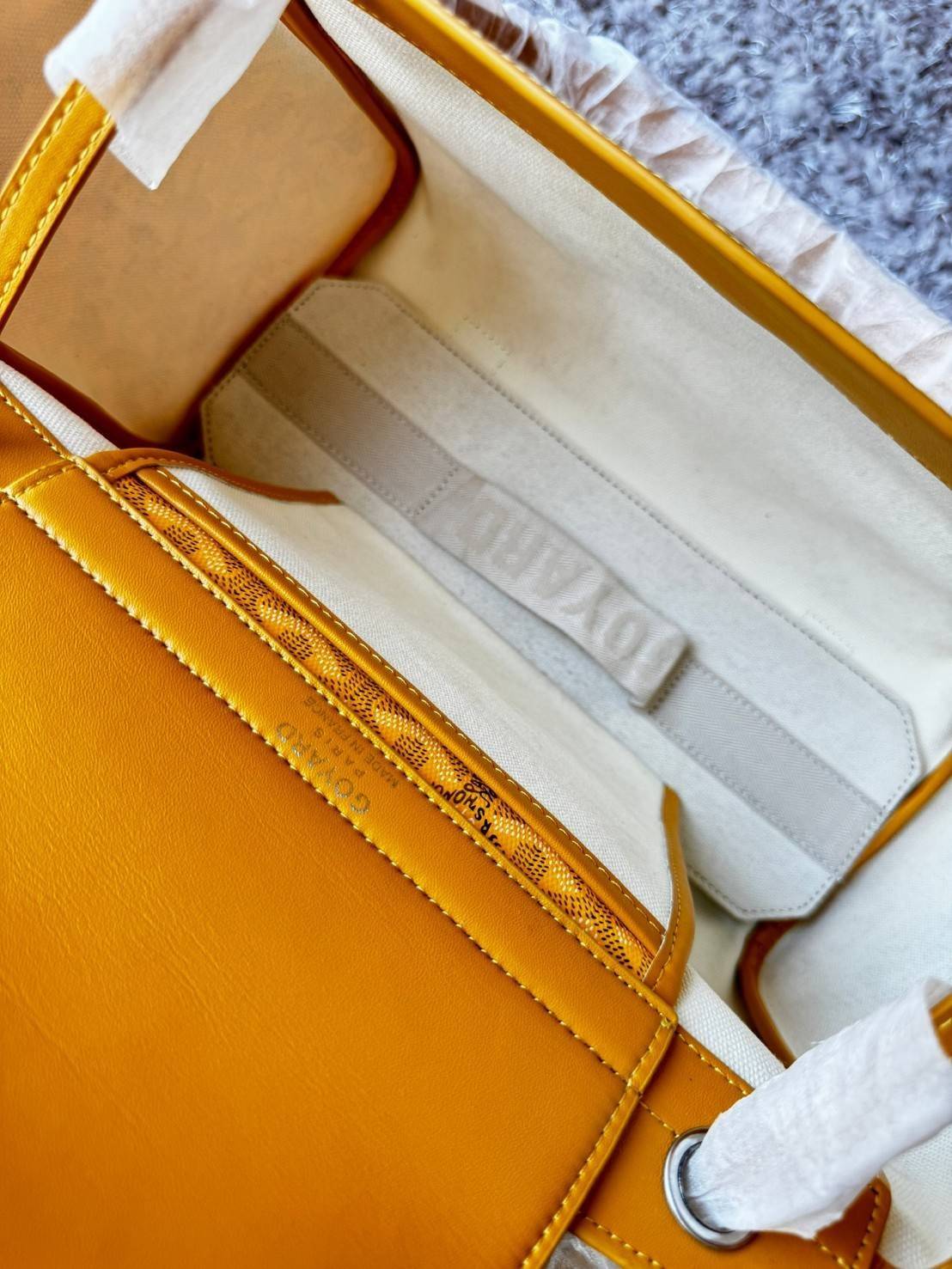 พร้อมส่ง 8 สี GOYARD Rouette Souple Bag 30cm กระเป๋าสะพายแบรนด์หรูสัญชาติฝรั่งเศส 🧡 เกรดออริจินอล 1:1 สลับแท้ ใช้งานต่างประเทศได้