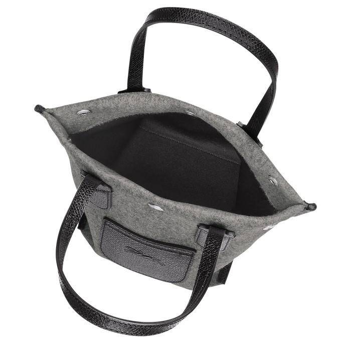 LONGCHAMP ROSEAU ESSENTIAL Shopping bag กระเป๋า Tote วัสดุผ้าขนสัตว์ ซับในผ้าฝ้ายที่จับด้านบนหนังวัว กระเป๋าสะพายใบนี้มีขนาดพอเหมาะ ดีไซน์หรูหรานี้สามารถสะพายไหล่หรือถือในมือก็ได้ นุ่มและน้ำหนักเบา