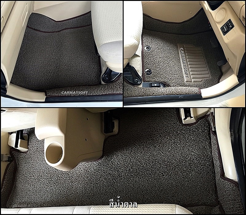 พรมดักฝุ่นไวนิลTOYOTA ESTIMA เต็มคัน เข้ารูป