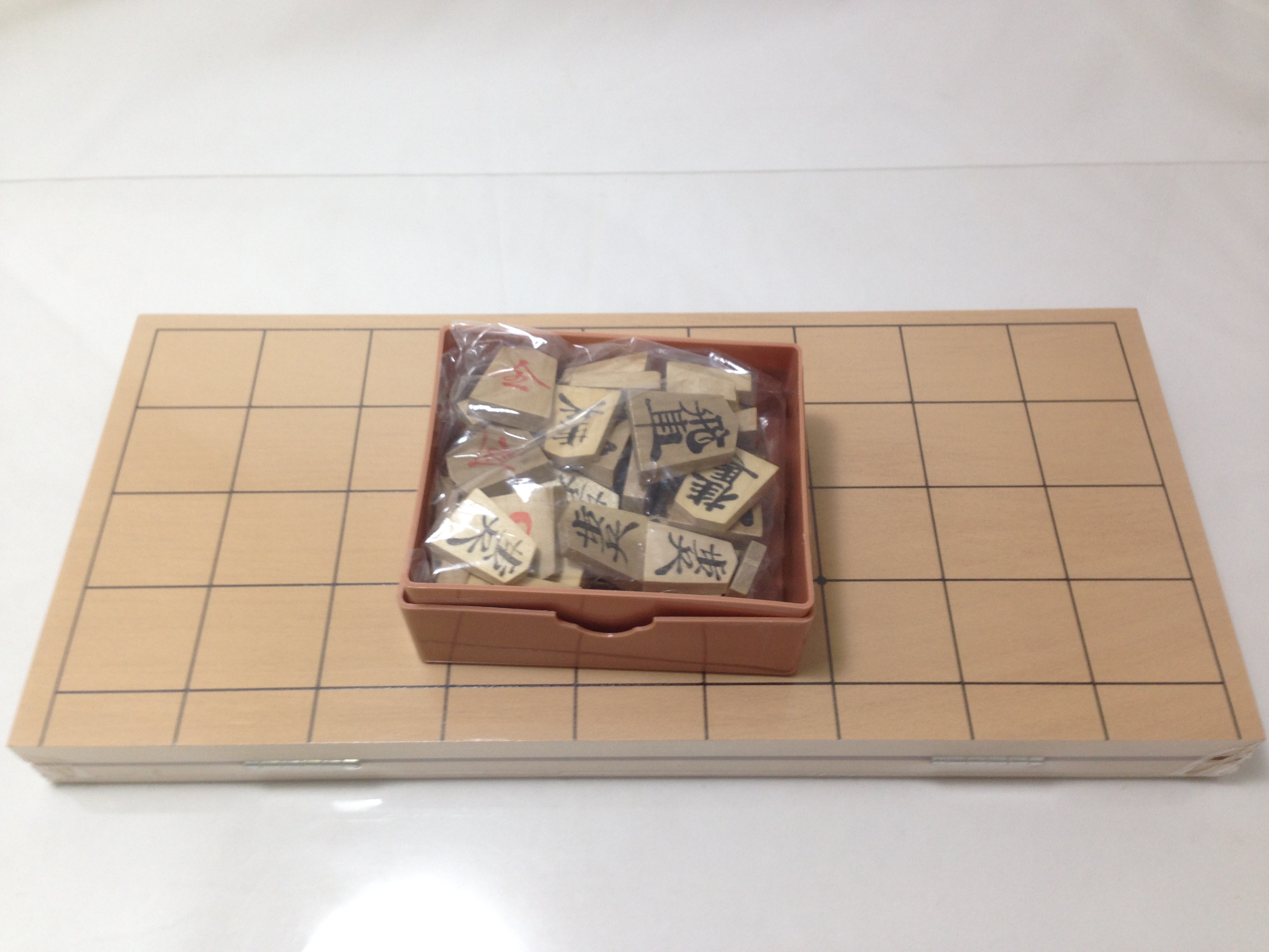 โชกิไม้(หมากรุกญี่ปุ่น)พร้อมตัวหมากและกระดานหนา 1.3 ซม.