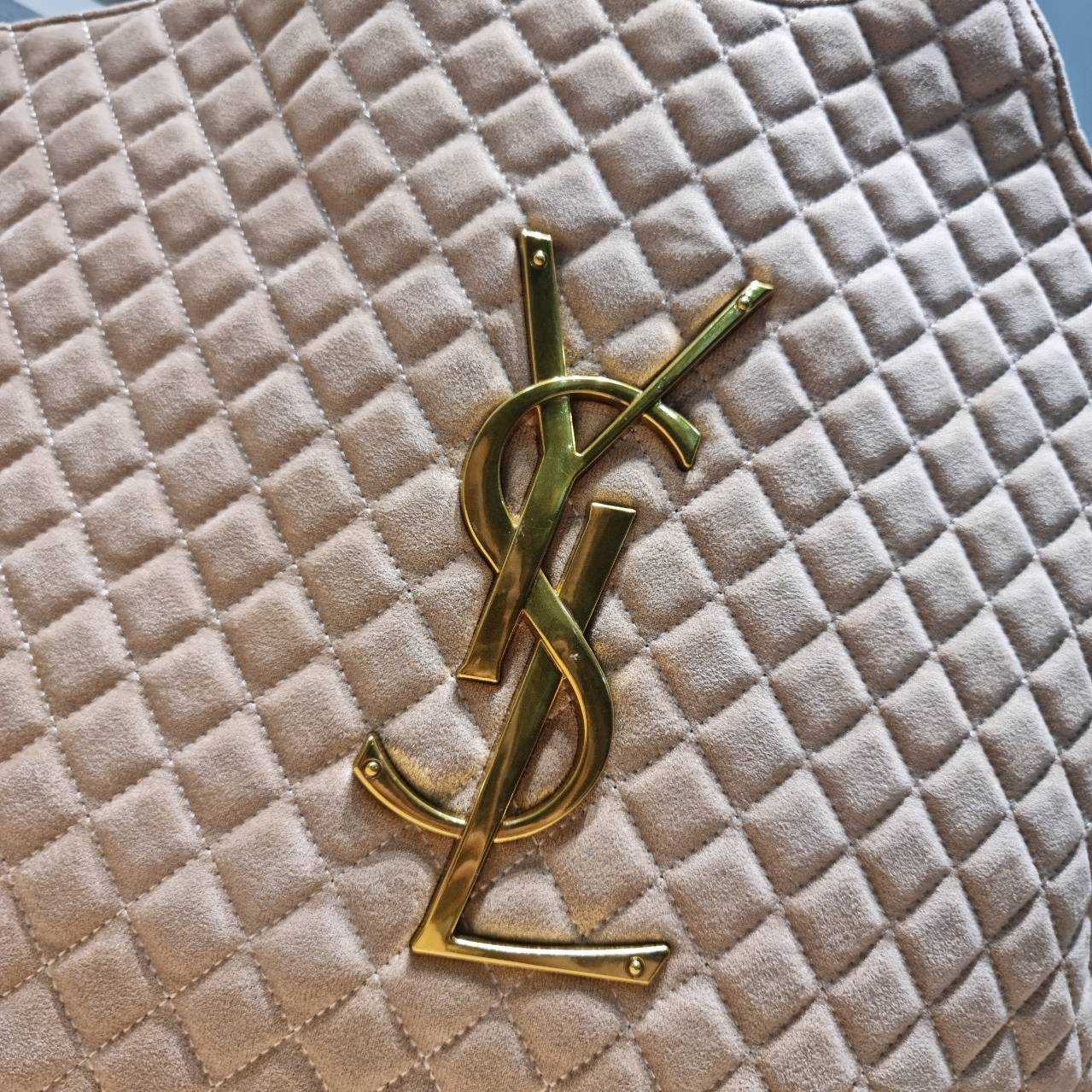 YSL ICARE MAXI SHOPPING BAG / YSL tote bag กระเป๋าใบใหญ่ทรงโท้ท รุ่นผ้ากำมะหยี่ เกรดออริ 1:1 ใช้งานต่างประเทศได้