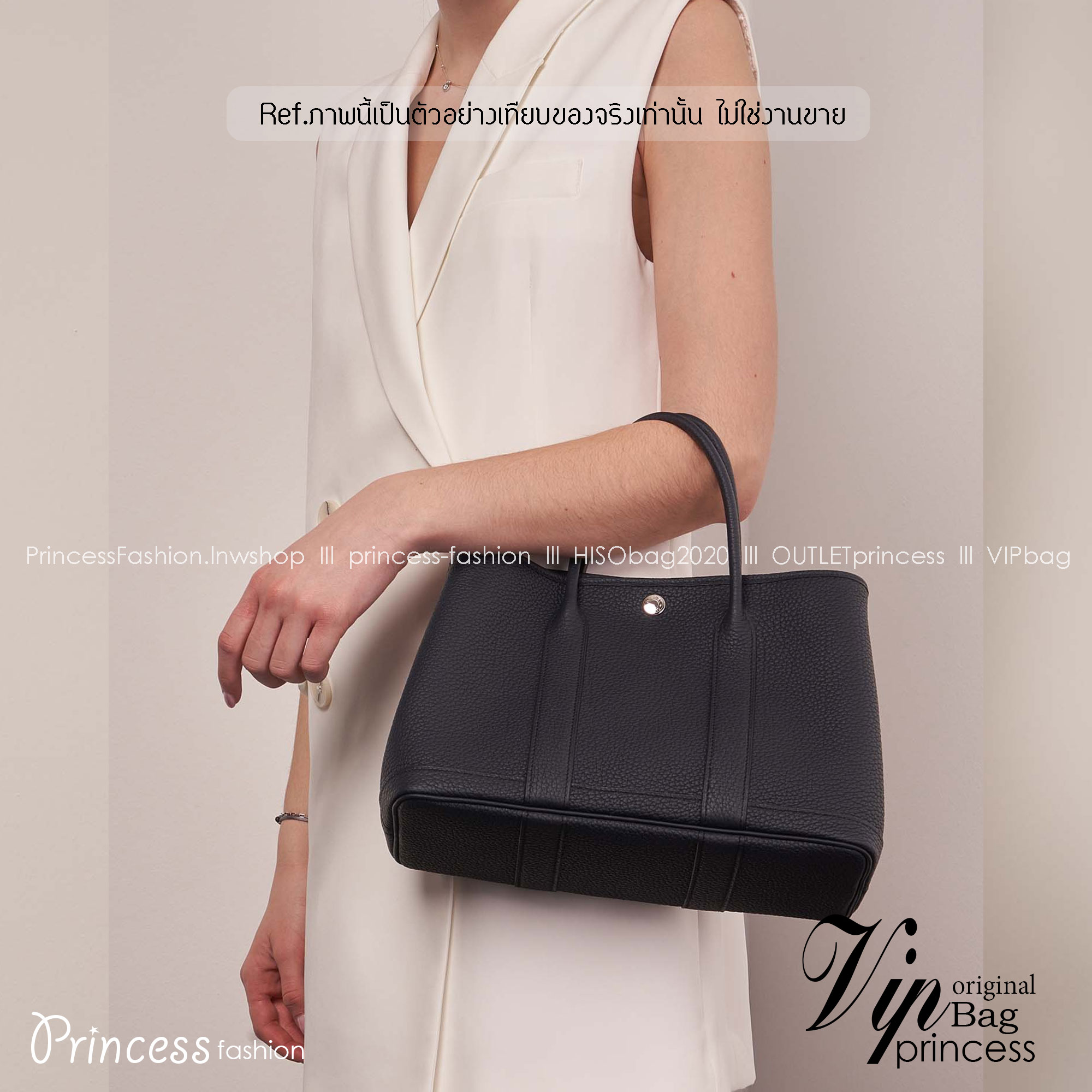 HERMES Garden Party 30 bag กระเป๋าทรงโท้ทแบรนด์หรู เอกลักษณ์ของความสง่างาม เกรดออริ สลับแท้ 1:1 ใช้งานต่างประเทศได้