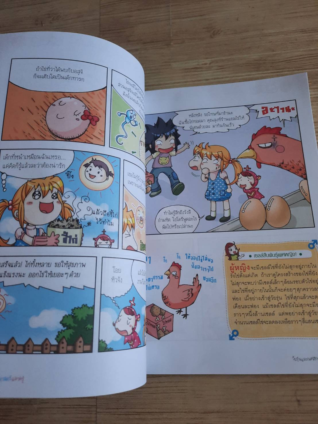 วิทยาศาสตร์ฉลาดรู้ เล่ม 19 ตอน วัยรุ่นและเพศศึกษา พิมพ์ครั้งที่ 11 ปาร์คคยองอึน เรื่องและภาพ คิวัสว์ สุรกิจบวร แปล*