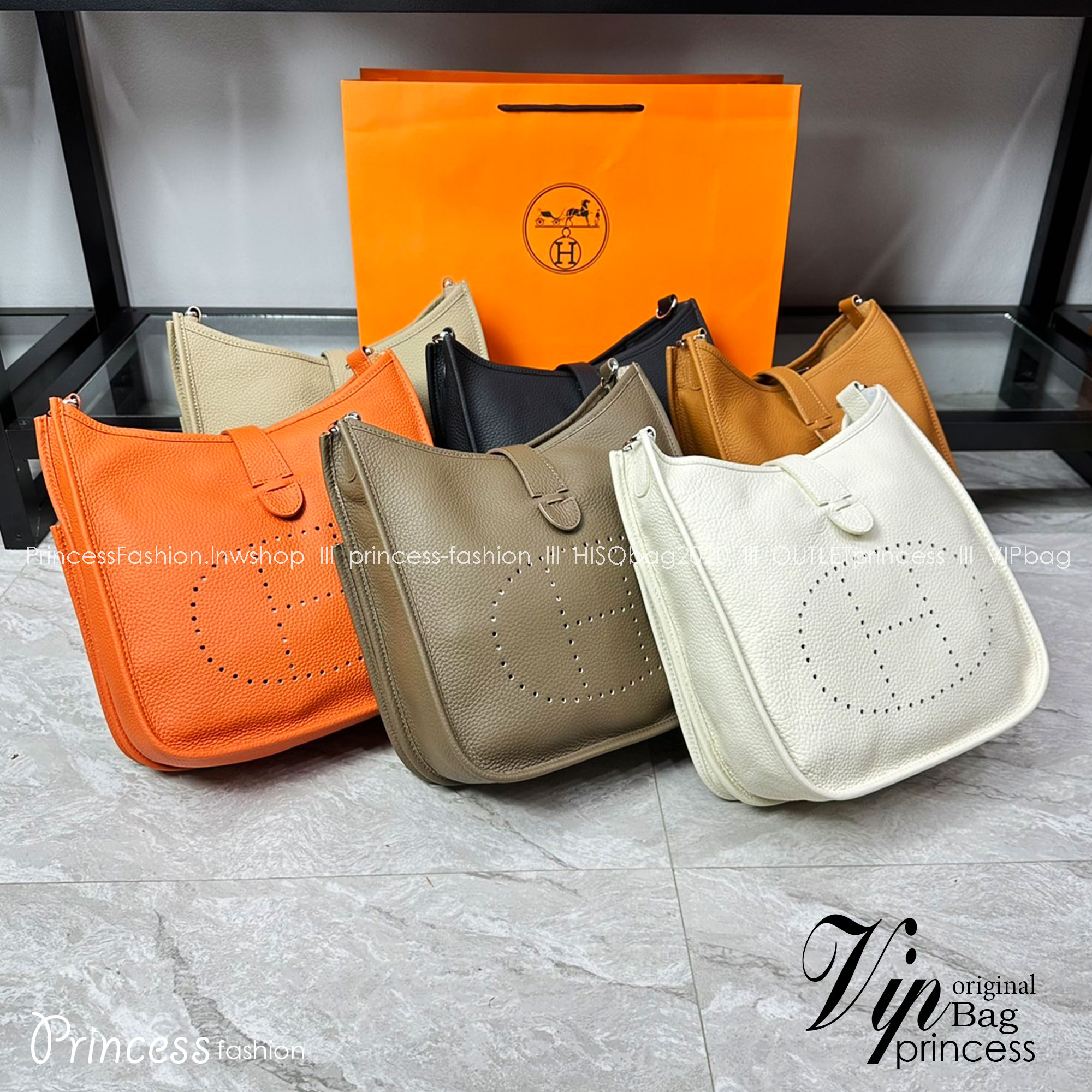 HERMES Evelyne PM Bag The Perfect Crossbody Bag 29cm กระเป๋าทรงโท้ทแบรนด์หรู เอกลักษณ์ของความสง่างาม เกรดออริ สลับแท้ 1:1 ใช้งานต่างประเทศได้