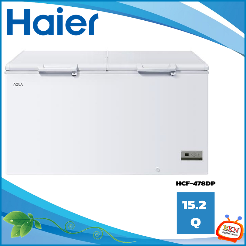 ตู้แช่เย็น 2 ระบบ HAIER ขนาด 15.2 คิว รุ่น HCF-478DP โทรเล้ยยย 02-4245594, 085-3801177, 081-6215561