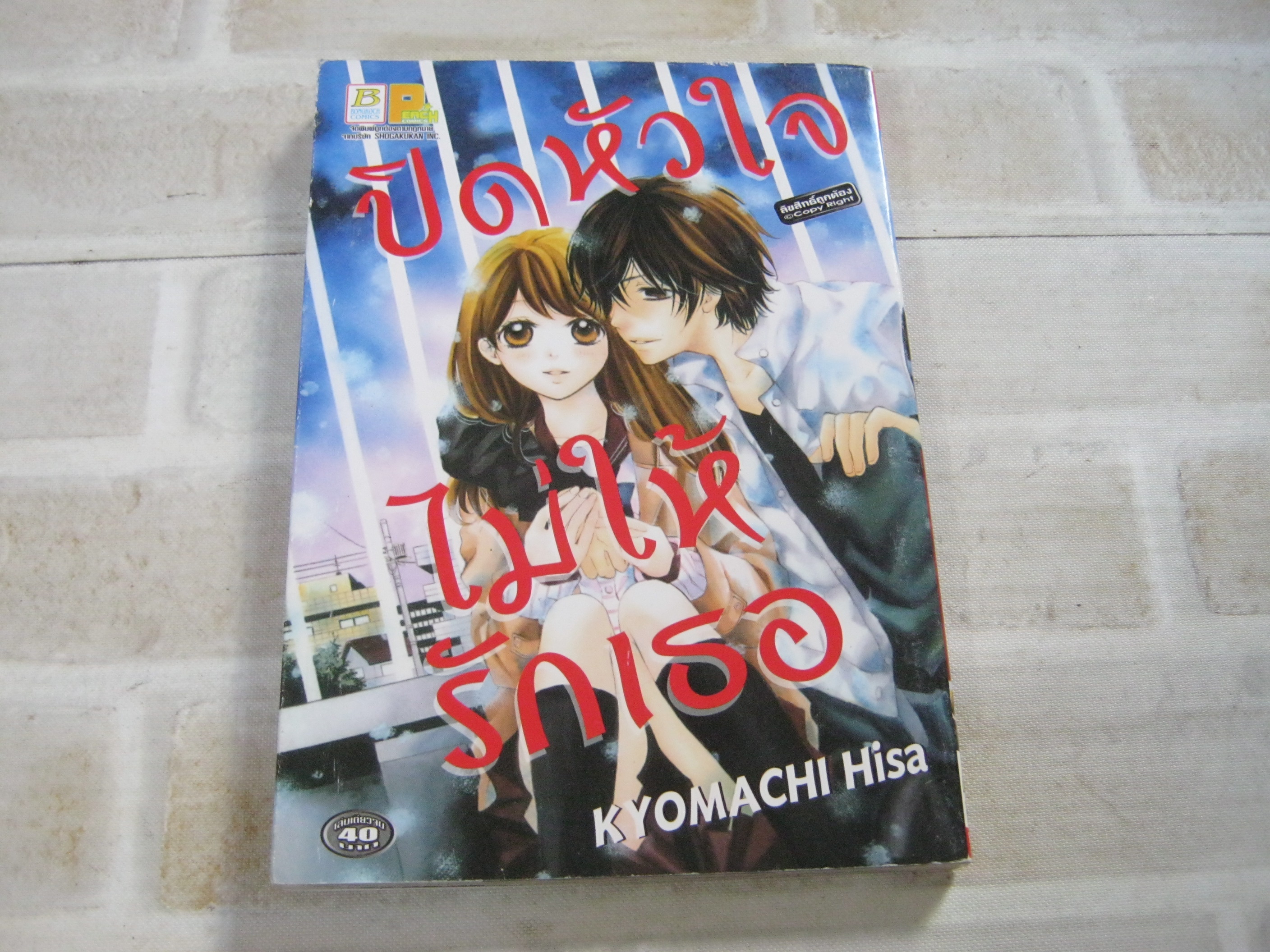 ปิดหัวใจไม่ให้รักเธอ เล่มเดียวจบ Kyomachi Hisa เขียน***สินค้าหมด***
