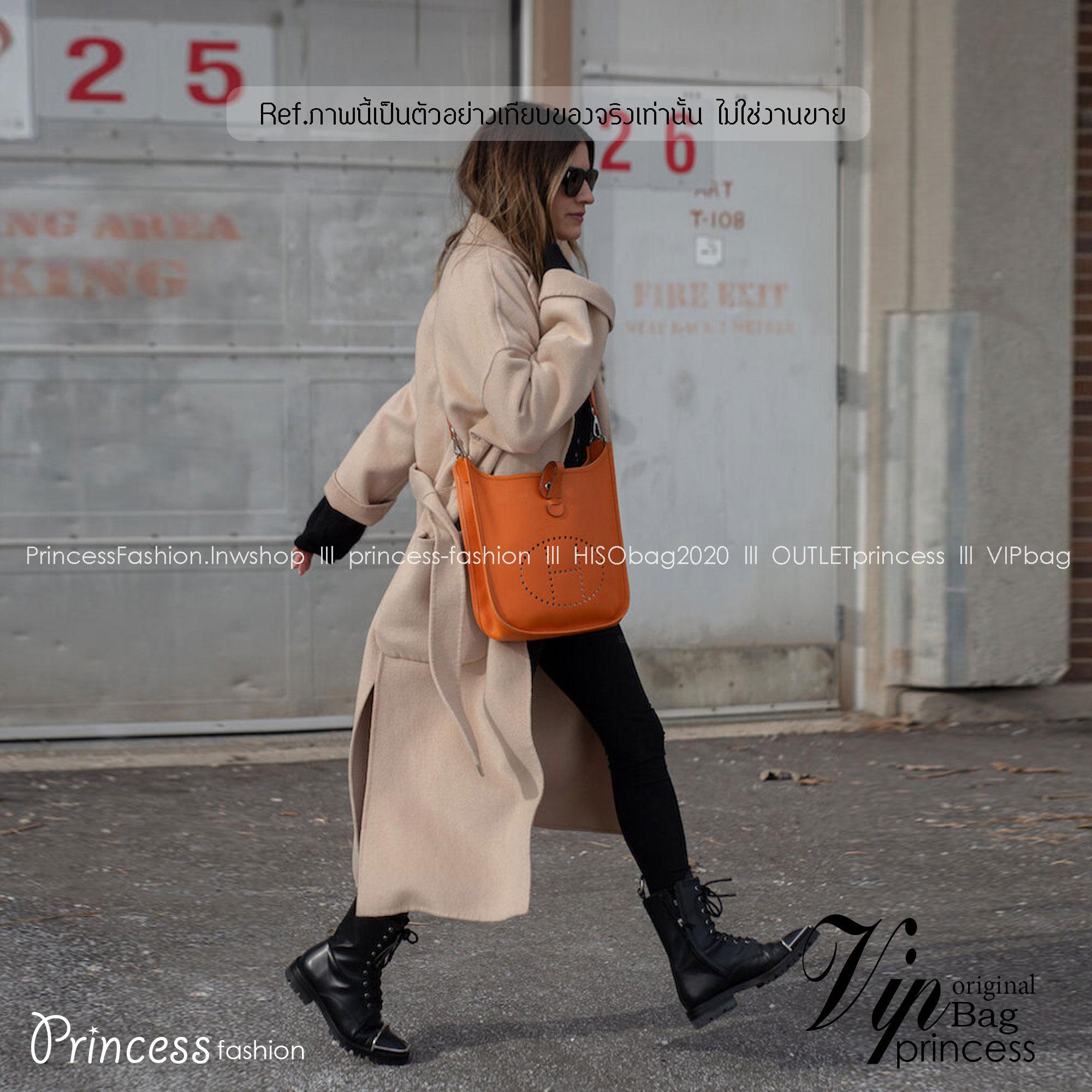 HERMES Evelyne PM Bag The Perfect Crossbody Bag 29cm กระเป๋าทรงโท้ทแบรนด์หรู เอกลักษณ์ของความสง่างาม เกรดออริ สลับแท้ 1:1 ใช้งานต่างประเทศได้