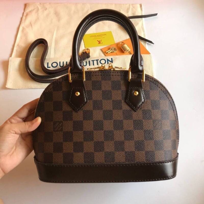 VIP 】หนังแท้ LOUIS VUITTON ALMA BB