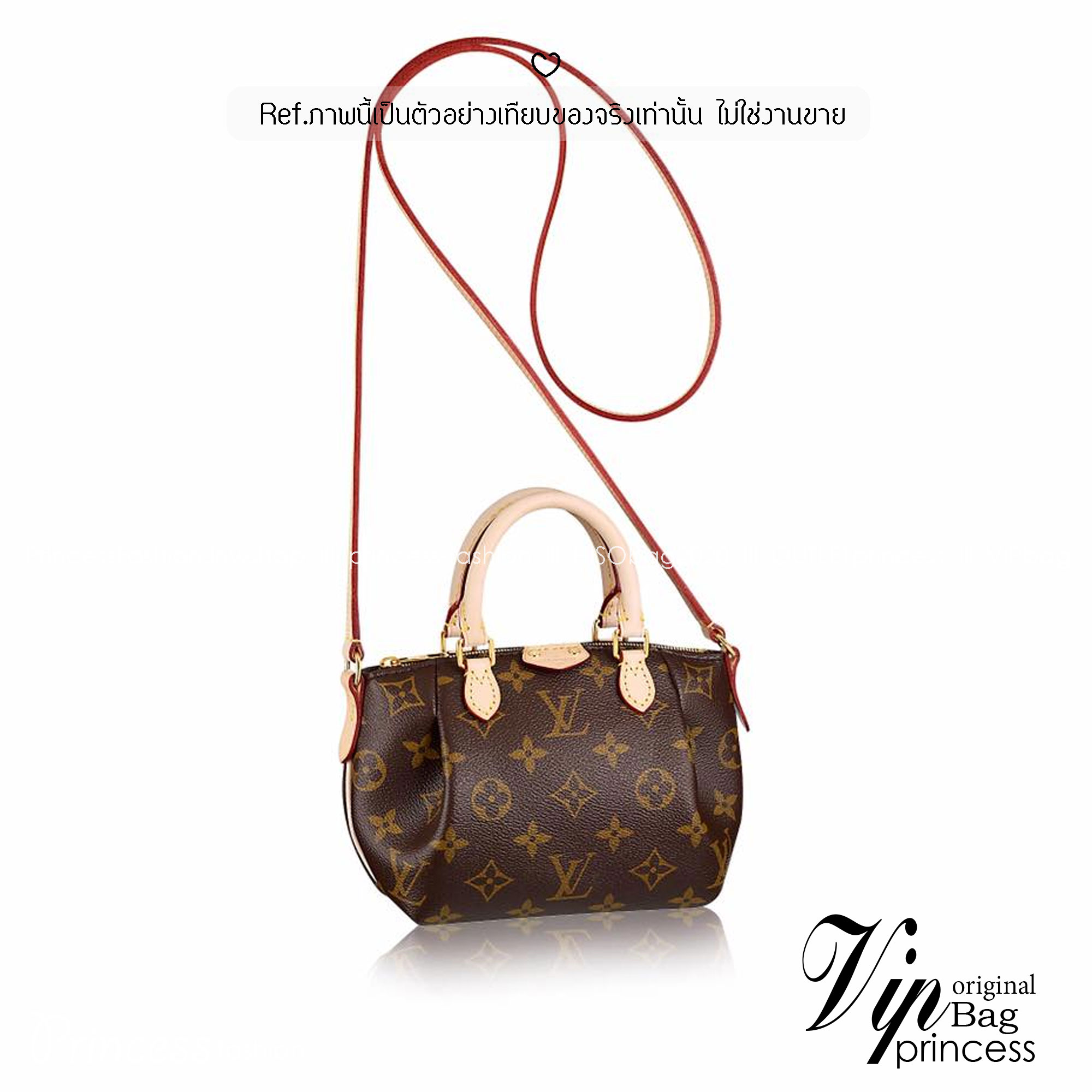 ORI หนังแท้ | LV Nano Turenne Monogram Canvas Bag กระเป๋าสะพายไซส์มินิ ดีไซน์วินเทจ ใบเล็กใช้งานง่าย หรูหราตามแบบฉบับแบรนด์