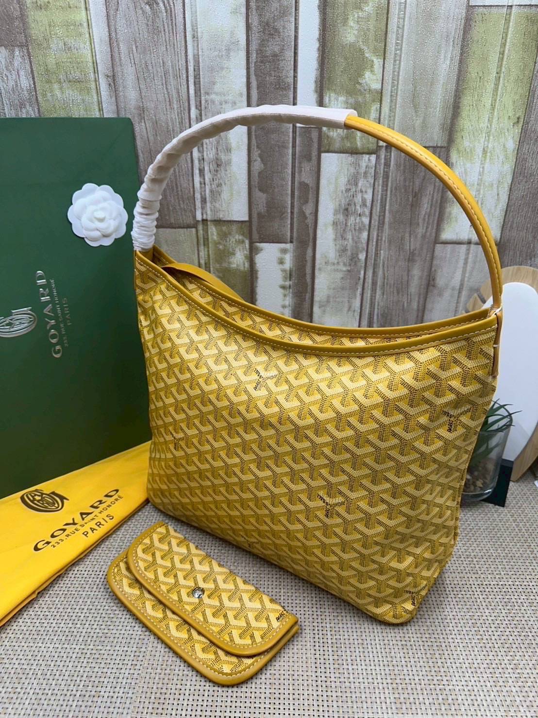 พร้อมส่ง 8 สี ORI หนังแท้ | Goyard Bohème Hobo Bag กระเป๋าสะพายทรงโฮโบ สะท้อนถึงความเบา ความยืดหยุ่น เปิดปิดแบบซิป สะดวกสบายขึ้น