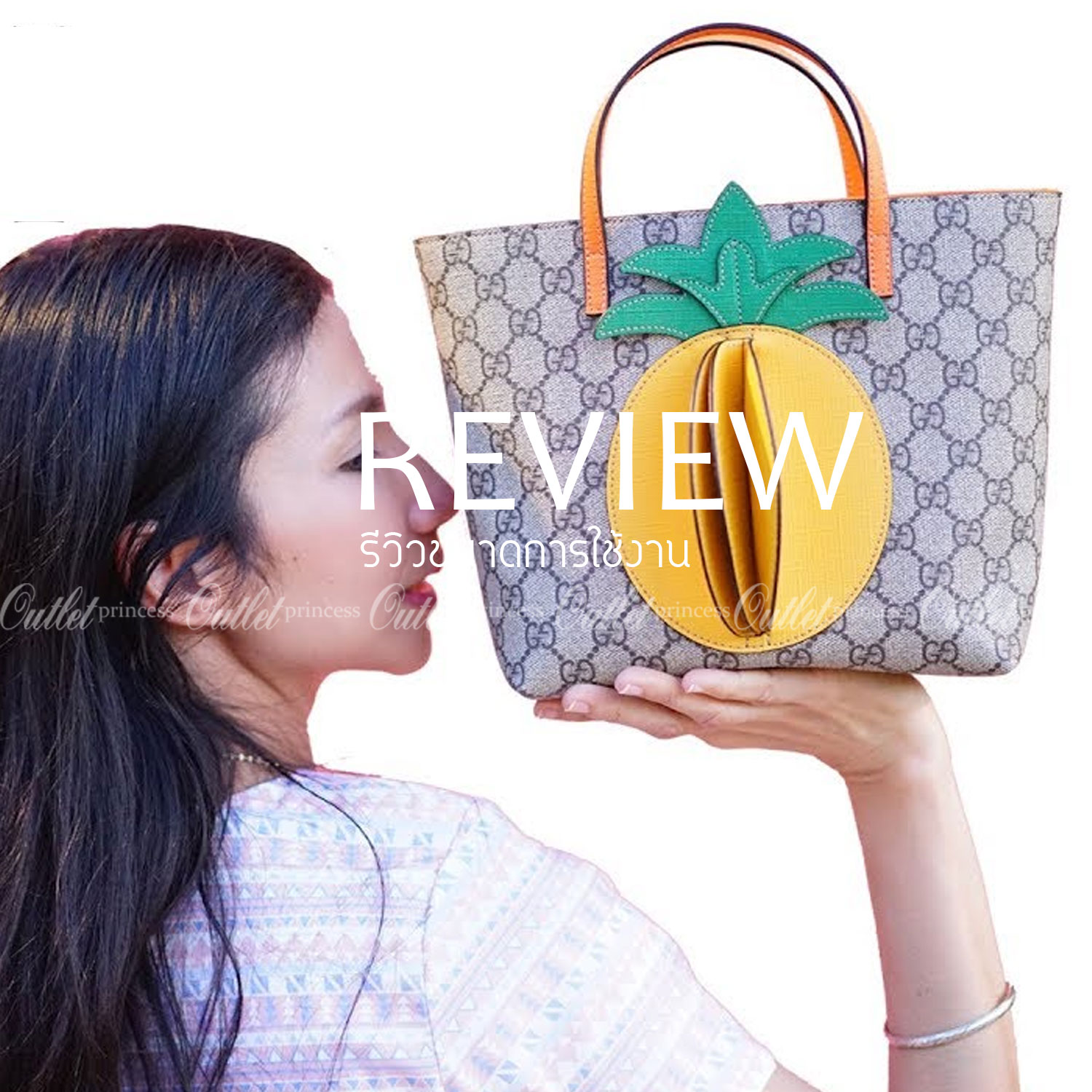 VIP 】Animal-Friendly Gucci Kid GG Supreme Tote Bag งานหนังแท้ทรงตั้งสวย ขนาดกะทัดรัด จุของได้เยอะ ใช้ได้ทั้งเด็กและผู้ใหญ่ น่ารักมากค่ะ