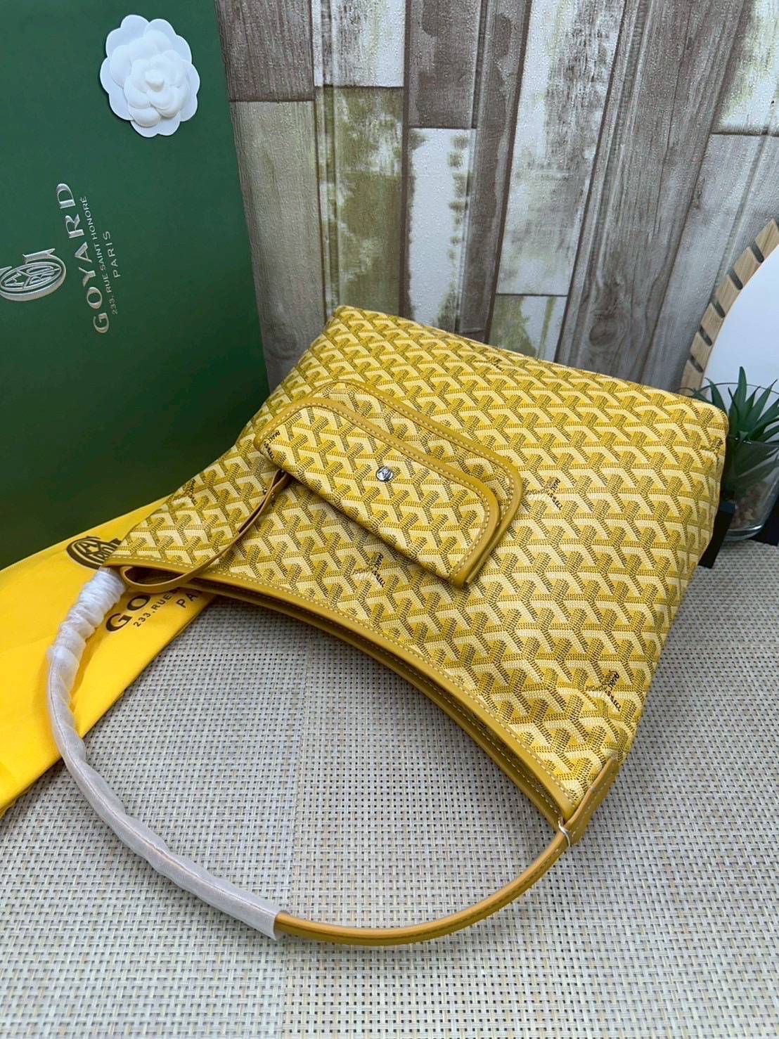 พร้อมส่ง 8 สี ORI หนังแท้ | Goyard Bohème Hobo Bag กระเป๋าสะพายทรงโฮโบ สะท้อนถึงความเบา ความยืดหยุ่น เปิดปิดแบบซิป สะดวกสบายขึ้น