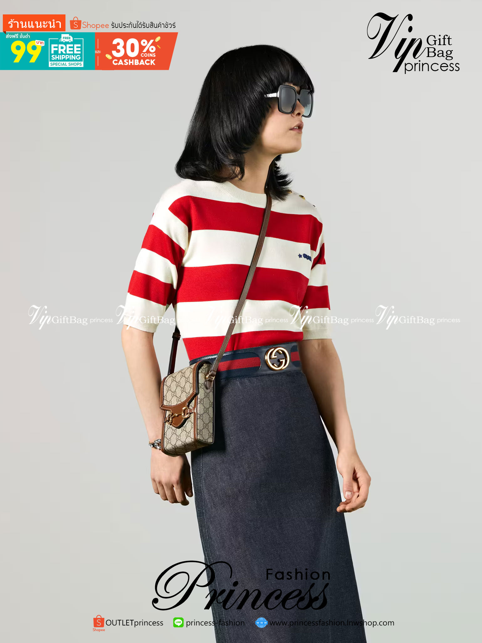 Gucci Jumbo GG mini bag / Gucci Phone Bag เกรดใช้งานสลับใบจริงได้ ออริจินอล รุ่นยอดฮิต ไซส์มินิ ที่ใครๆก็ต้องรู้จัก!! กับคอลเล็กชั่น Gucci Love Parade กระเป๋าขนาดมินิใบนี้รังสรรค์ด้วยผ้าแคนวาส GG จัมโบ้พร้อมตกแต่งด้วยฮาร์ดแวร์ฮอร์สบิต