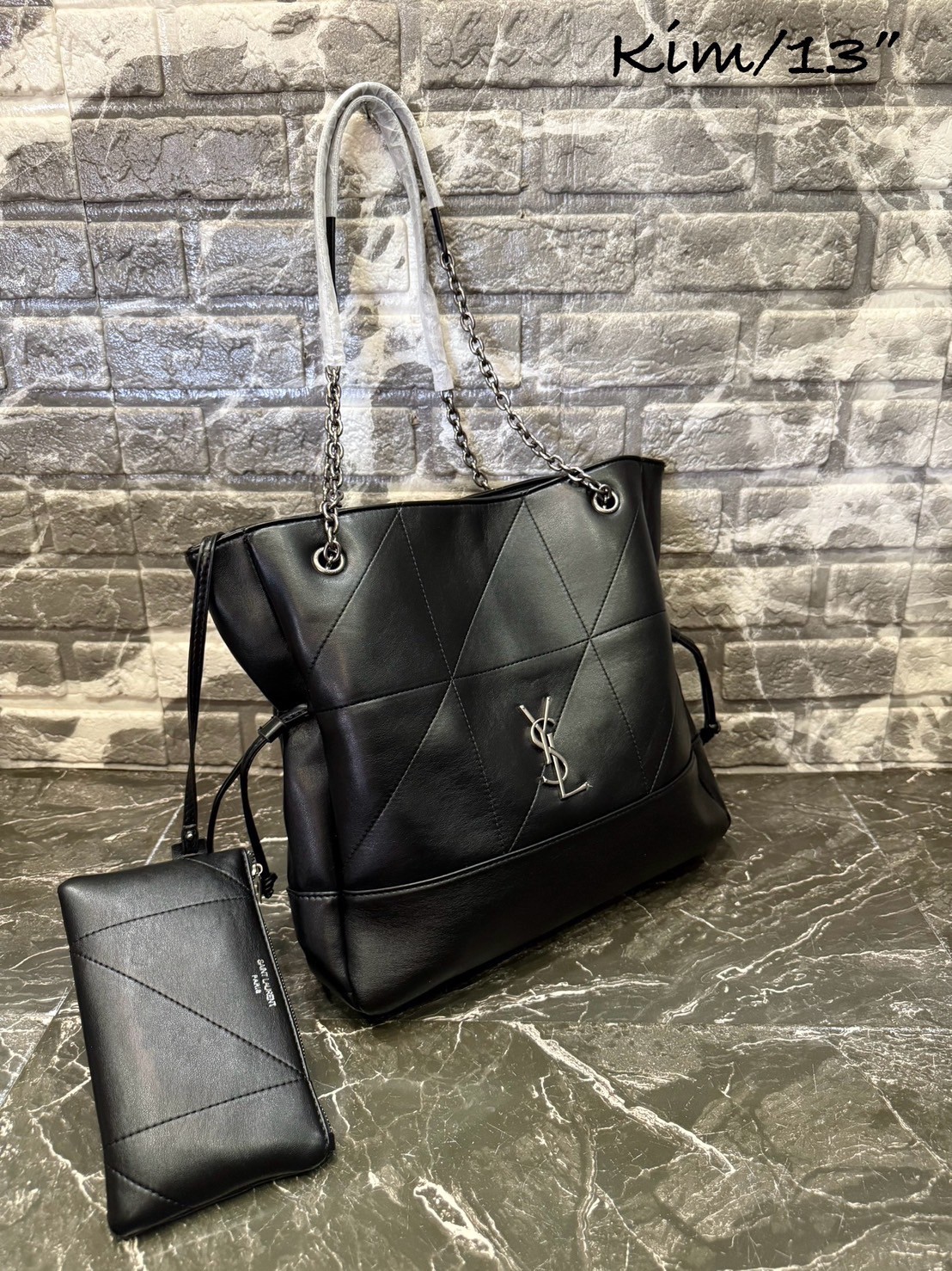 YSL Jamie shopping bag กระเป๋าสะพายทรงโท้ทใบใหญ่ เรียบหรู ดูปัง ดูแพง สีสวยคลาสสิคตัดกับอะไหล่สีทองได้อย่างลงตัว