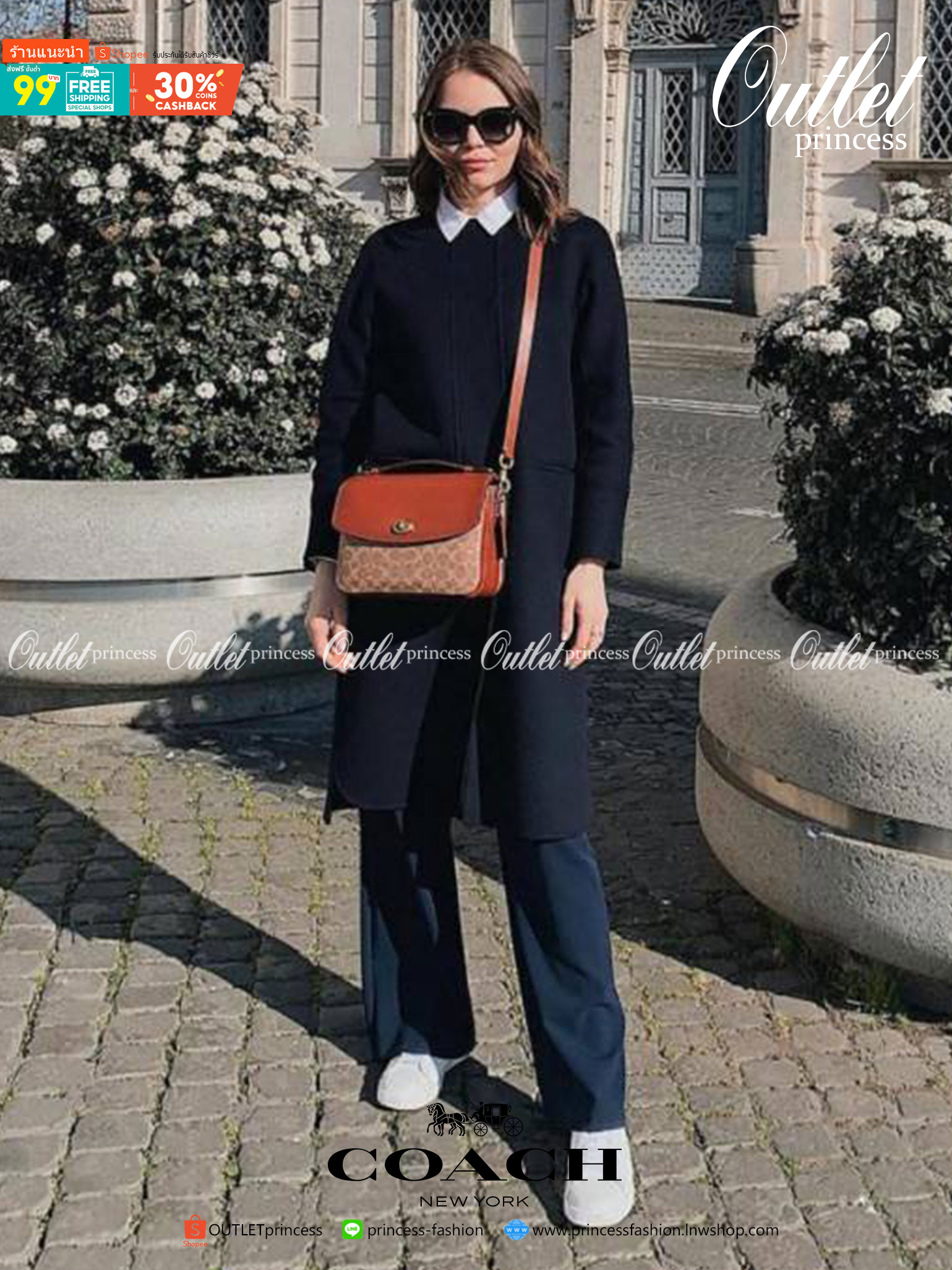 COACH CASSIE CROSSBODY BAG((68349//68348)) พร้อมส่งค่ะ! รุ่นฮิต กระเป๋าหิ้วได้//สะพายข้างหรือครอสบอดี้ร์ได้ หนังแท้นิ่มสวย เปิดปิดกระเป๋าแบบหมุนล็อค ภายในกระเป๋ามี3ช่องให้ใส่ของ แต่ล่ะช่องกว้าง สามารถใส่กระเป๋าเงินใบยาวได้;ของอื่นๆได้จุทีเดียวค่ะ ;มีช่องซ