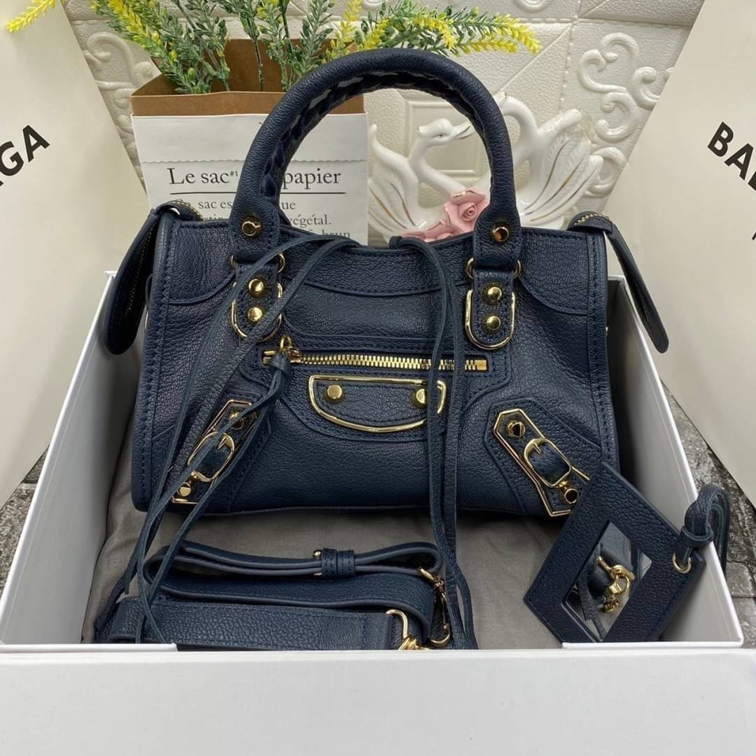 VIP 】หนังแท้ BALENCIAGA Classic City Mini Shoulder Bag พร้อมส่งที่ไทย โทนสีสวยละมุน