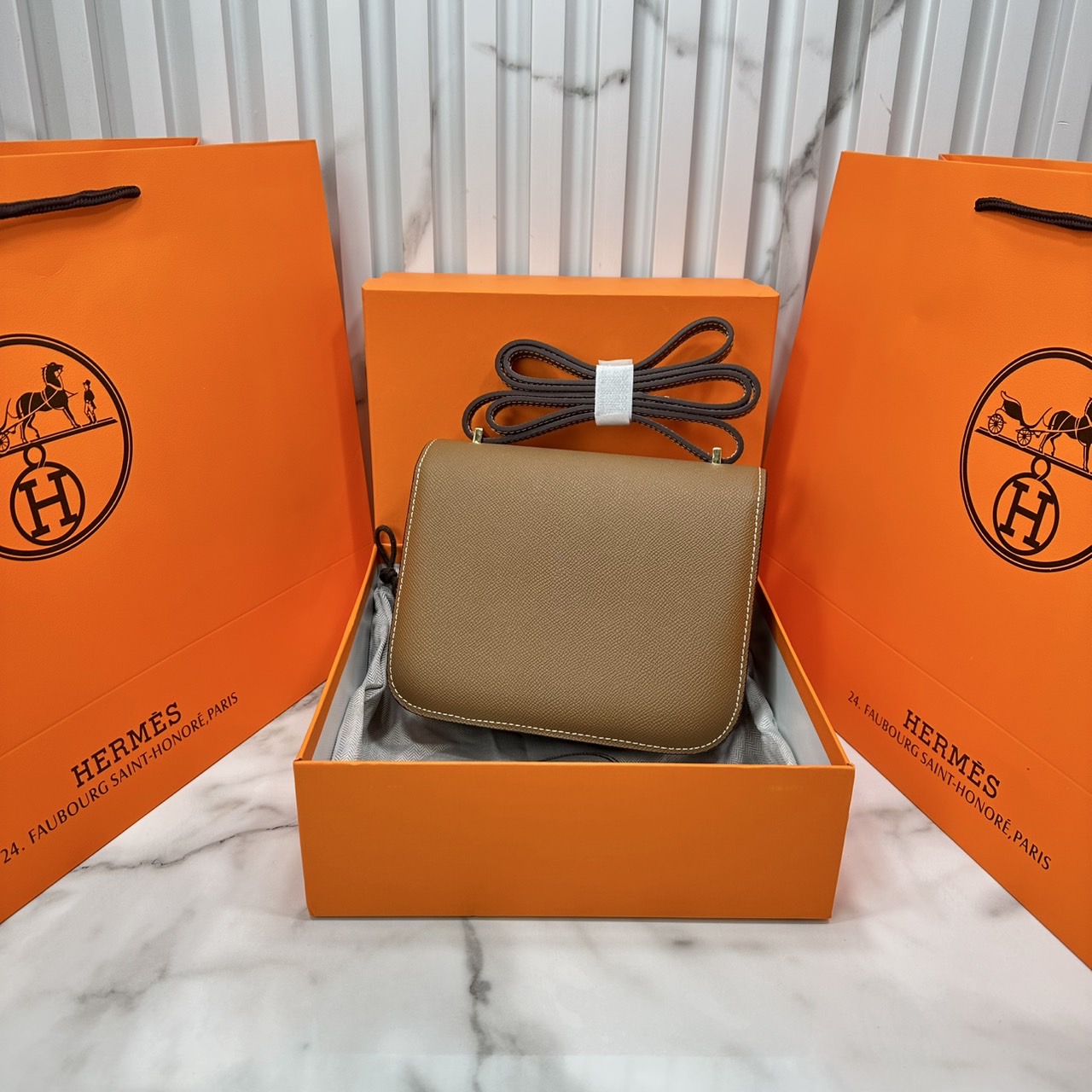 ORI หนังแท้ | Hermes Constance Bag กระเป๋าสะพายที่สุดแห่งหรูหราลัคชู นิยามของความสง่างามเหนือกาลเวลา แบรนด์เนมในฝัน งดงามดั่งเจ้าหญิง