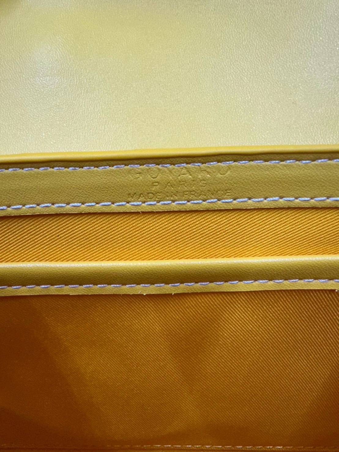 10 สี ORI หนังแท้ | GOYARD Saïgon Souple Mini Bag 20cm กระเป๋าถือ/สะพายดีไซน์หูจับไม้เป็นเอกลักษณ์ที่สวยหรูหราสง่างาม