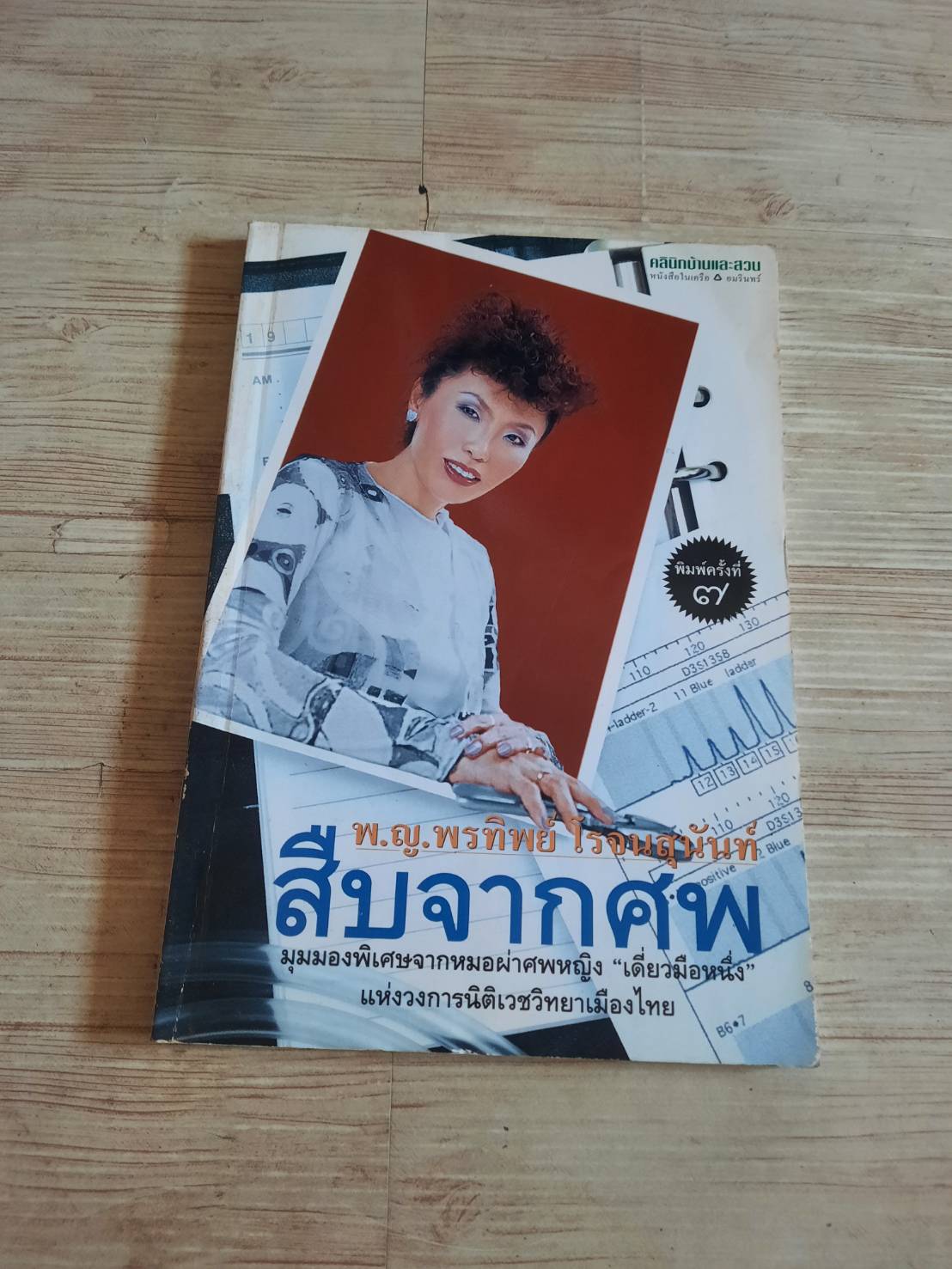 สืบจากศพ พิมพ์ครั้งที่ 7 พ.ญ.พรทิพย์ โรจนสุนันท์ เขียน***สินค้าหมด***