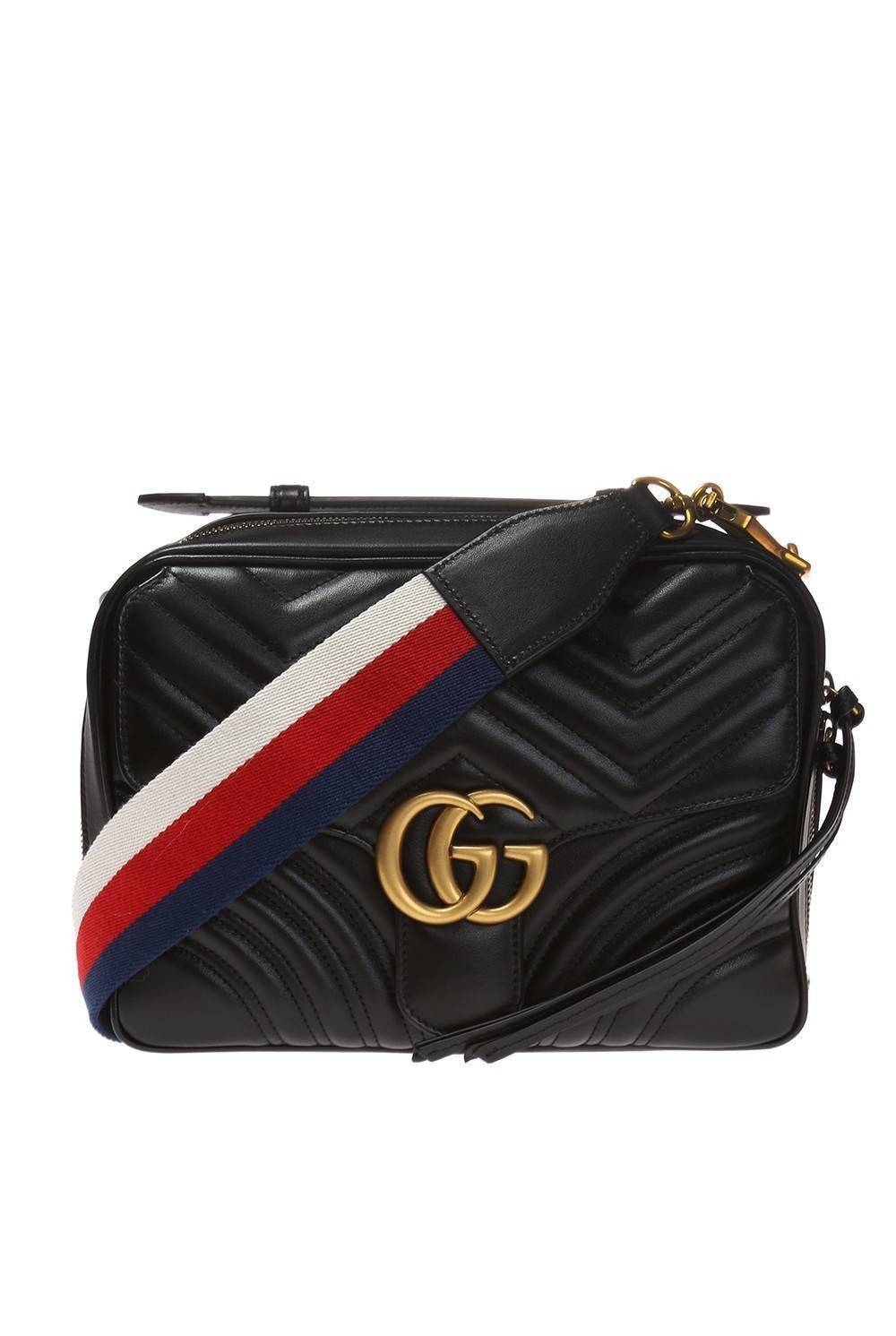 VIP GUCCI GG MARMONT TOP HANDLE SHOULDER BAG / BOLSA GG MATELASSE กระเป๋าถือ กระเป๋าสะพาย คอลเลคชั่นสุดหรู มาพร้อมสายสปอร์ตสะพายยาว สามารถปรับระดับได้ ถอดได้ เป็นอีกรุ่นที่โดดเด่นมากๆ การใช้งานคล้องตัวสุดๆ โดดเด่นด้วยโลโก้ GG ขนาดใหญ่เป็นเอกลักษณ์