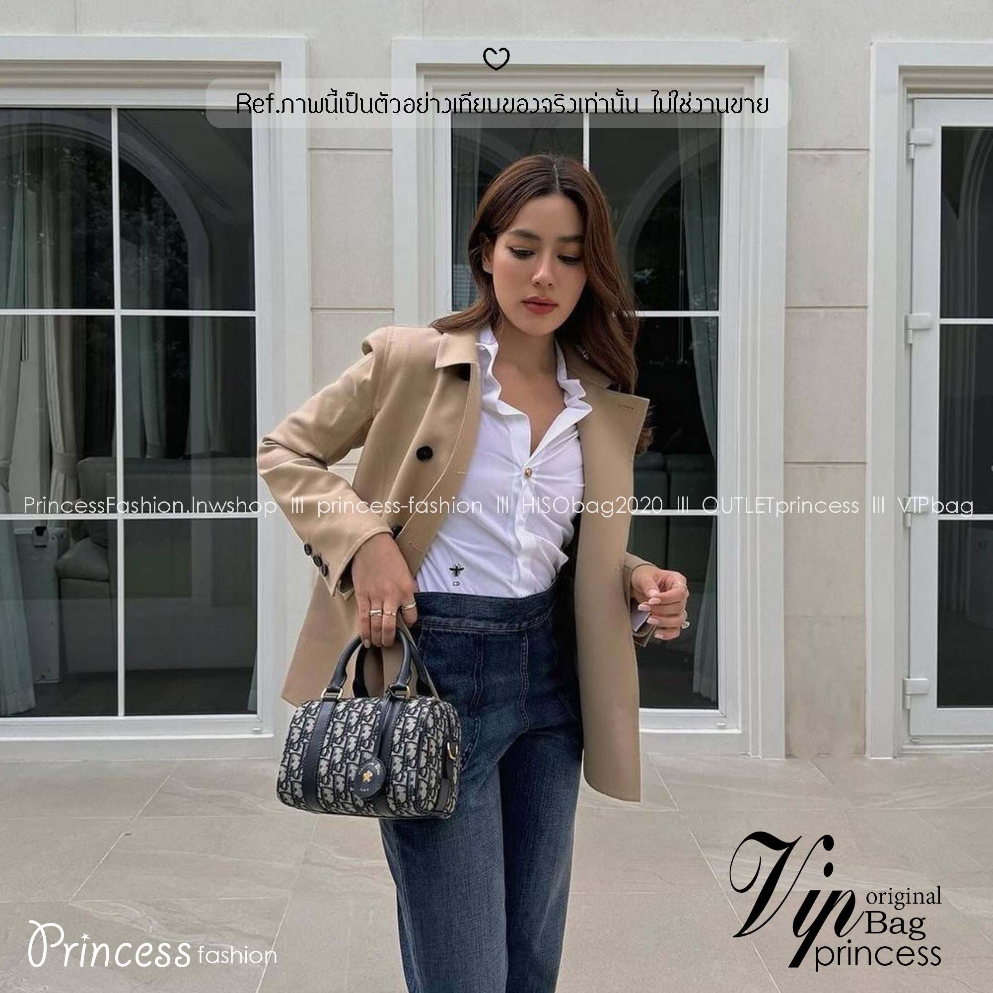 DIOR Groove 20 Bag Oblique Jacquard กระเป๋าสะพายทรงบอสตันทันสมัยและสง่างาม ใช้งานได้ทั้งแบบสะพายไหล่หรือสะพายแบบครอสบอดี้ เหมาะเป็นไอเทมคู่ใจในชีวิตประจำวัน