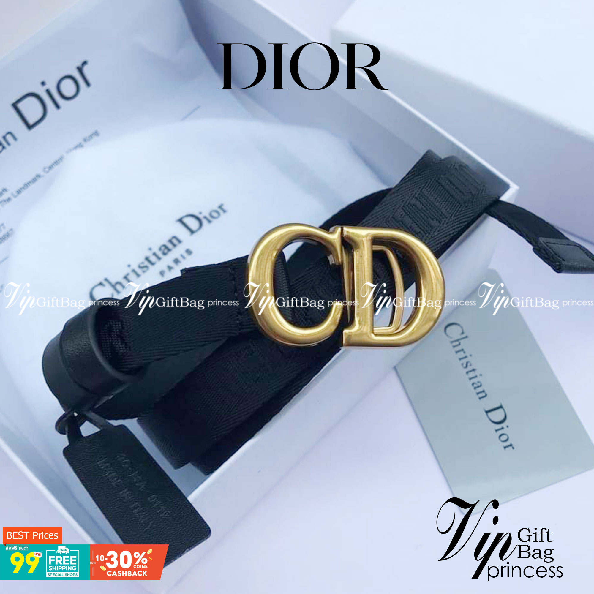 CD ♥️ Dior belt เข็มขัดสุดหรูสายผ้า มาแล้วค่าา งานคูลคุล เท่ๆ ใช้ได้ทั้งหญิงชาย ดีไซน์สุดคลาสสิคสไตล์ Vintage โลโก้ 3D Gold metal สวยงามมากค่ะ เข้าได้กับทุกลุ๊คสไตล์การเเต่งตัว สวยหรูดูดีมีระดับ ไอเท็มนี้แนะนำเลยค่าา