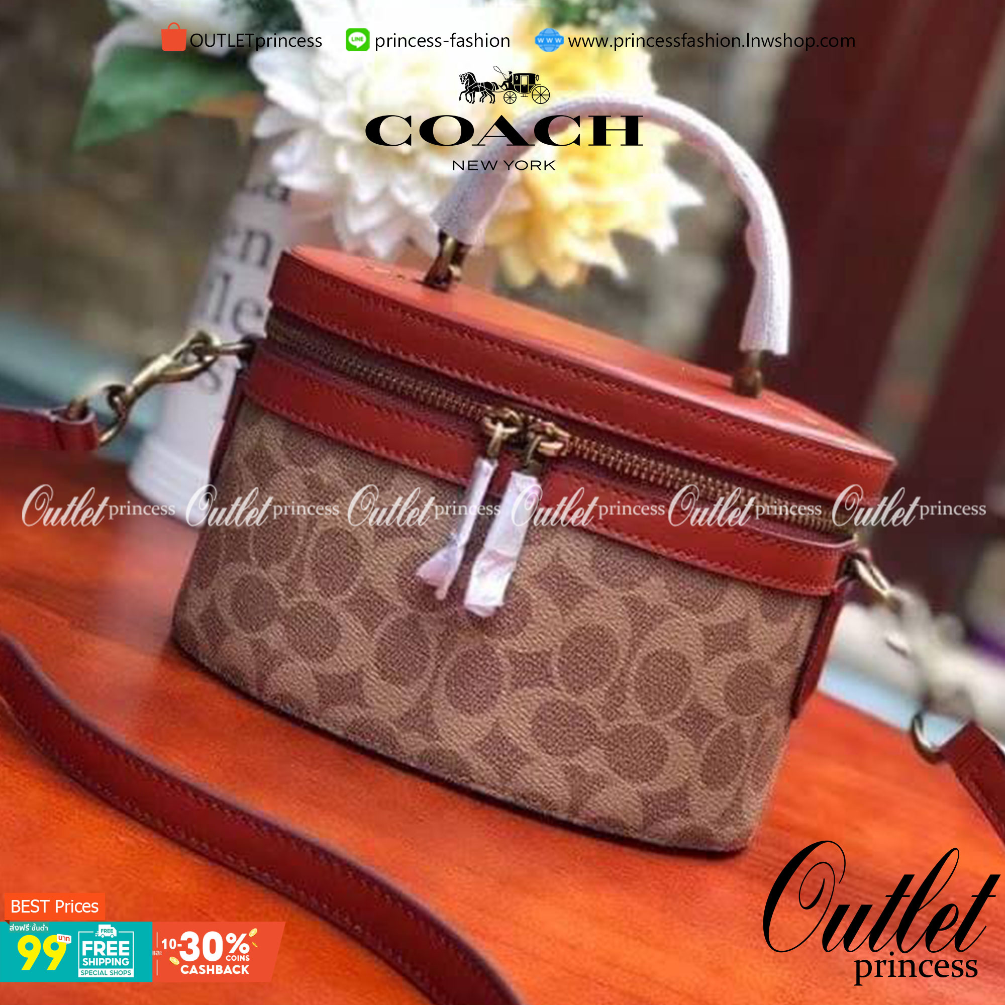 Coach Selena Trail Signature Bag กระเป๋าทรงกล่องใหม่ล่าสุด ภายในกว้าง ใส่ของได้จำนวนมาก มาพร้อมสายสะพายcrossbody ที่สามารถปรับระดับได้ ใครยังไม่มีห้ามพลาดแล้วนะคะ สามารถสะพายไปทำงาน หรือไปเที่ยวชิวๆเก๋ๆ