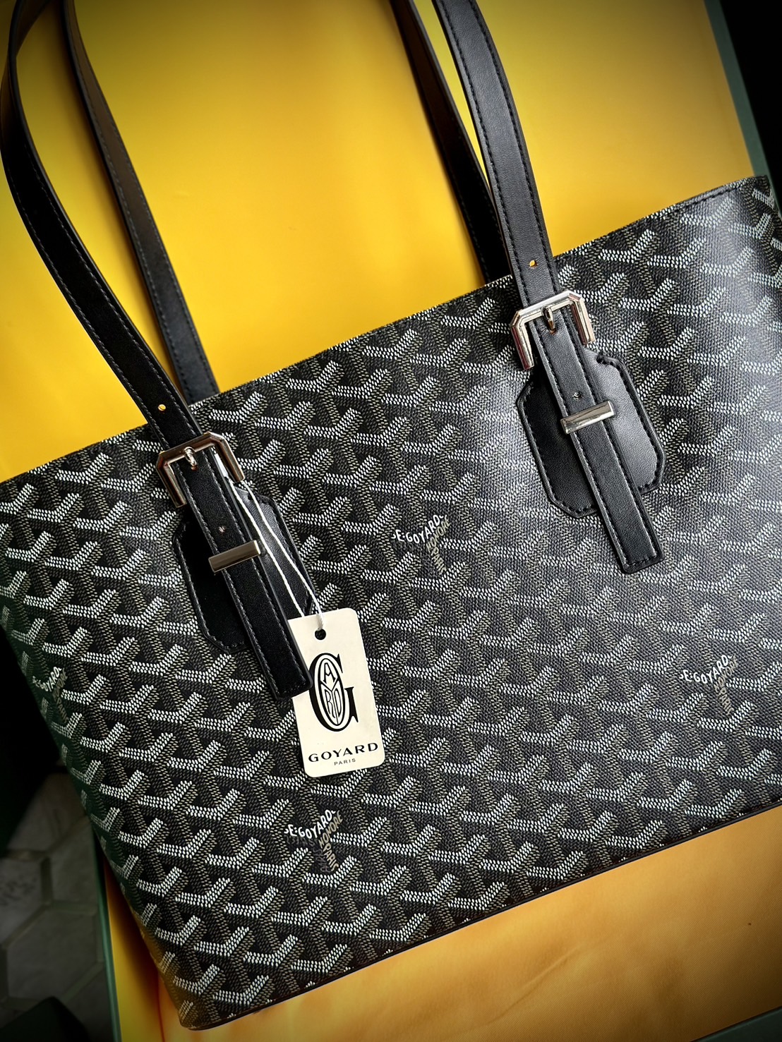 GOYARD Goyardine Sac Marie Galante MM / GOYARD Tote Bag กระเป๋าทรงโท้ทจุของได้เยอะ งานสวยเนี๊ยบ เกรดออริ สลับแท้ 1:1 ใช้ต่างประเทศได้