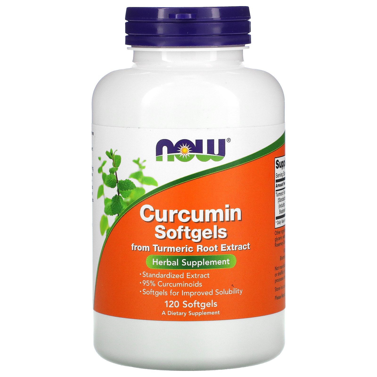 Now Foods Curcumin Softgels 120 Softgels