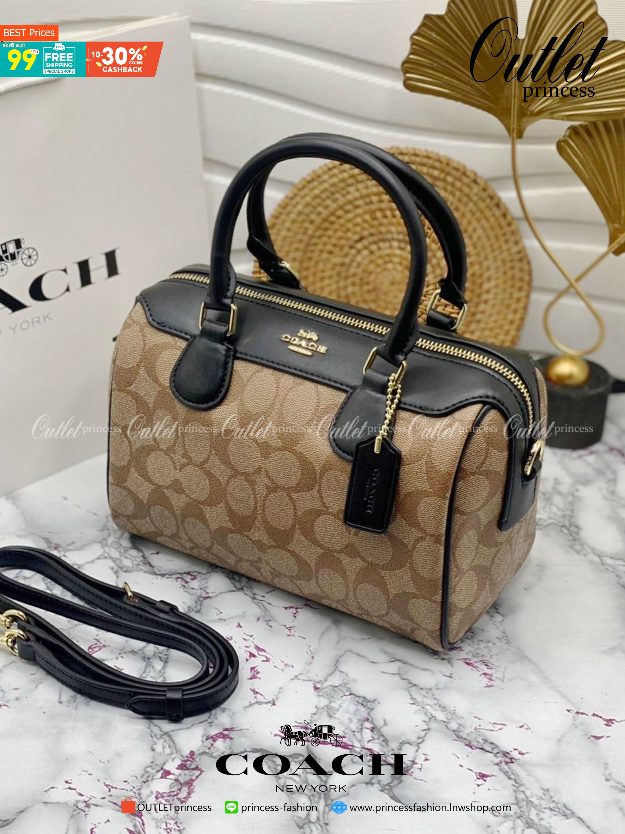 หมอน 9” COACH MINI BENNETT SATCHEL CROSSBODY BAG พร้อมส่ง ทรงฮิตของสาวๆค่ะ!! กระเป๋าถือ//สะพายข้าง จาก coach factory ทรงหมอน วัสดุลายหนังสวย หนังป่องยวบคืนตัวได้ดีมากๆค่ะ ด้านหน้าห้อยพวงแบรนด์ พร้อมมีโลโก้แบรนด์ เปิดปิดกระเป๋าด้วยซิป ภายในกว้าง ใส่กระเป๋า