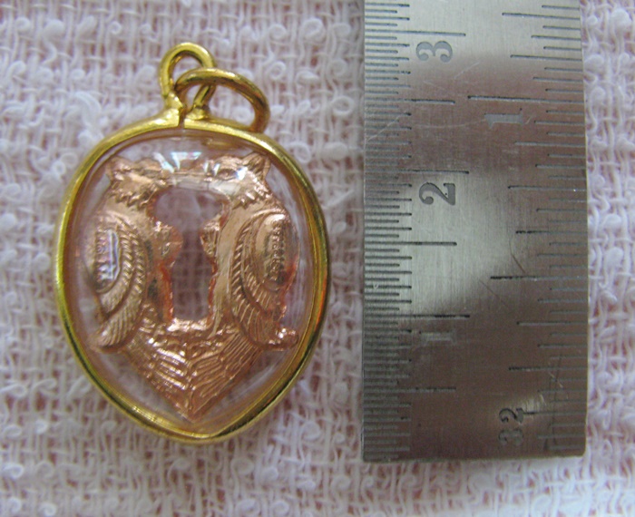 สินค้าหมดค่ะ จี้สาริกาลิ้นทอง หลวงพ่อเปิ่น เลี่ยมทองไมครอน วัดบางพระ พร้อมใบคาถาค่ะ