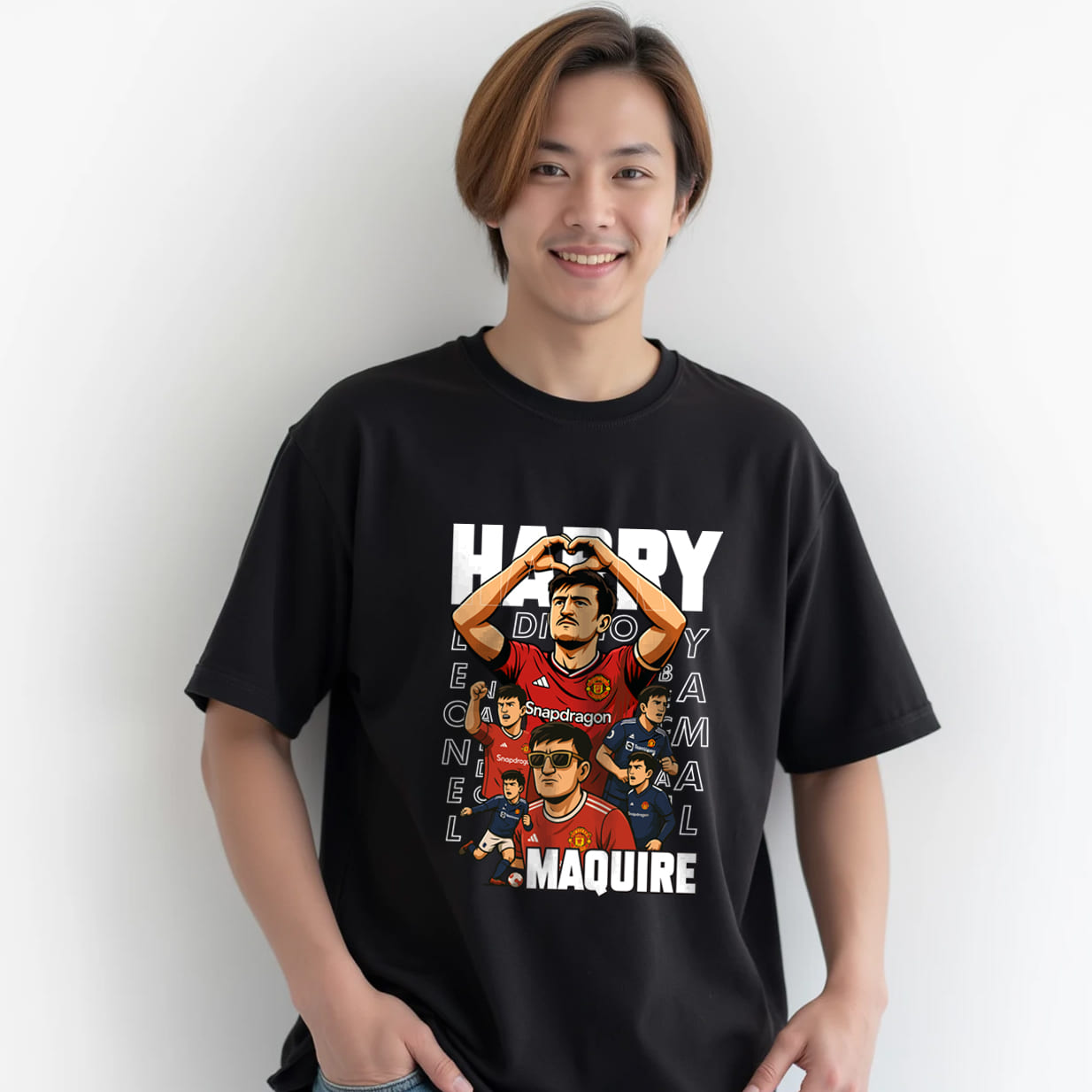 77DESIGN เสื้อยืดเมกไกว์ร่างเทพ สีดำ | เสื้อฮีโร่ล้อเลียน ใส่แล้วโคตรเท่ ลายพิมพ์คมชัด ผ้านุ่ม ใส่สบาย