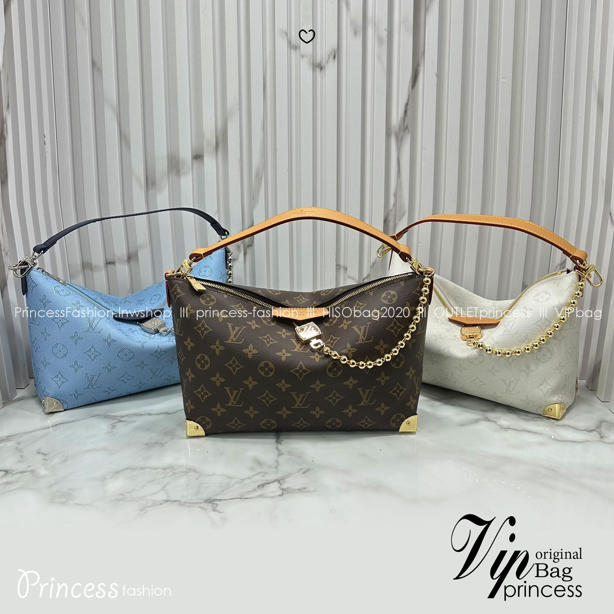 ORI หนังแท้ | LV Bobo Trunk bag Monogram Heritage Canvas / LV Hobob Bag กระเป๋าถือ กระเป๋าสะพายทรงโฮโบ ไอเท็มใหม่ล่าสุดจากตระกูล Trunk รังสรรค์จาก Monogram Heritage แคนวาส มุมกระเป๋าที่ได้แรงบันดาลใจจากทรังก์