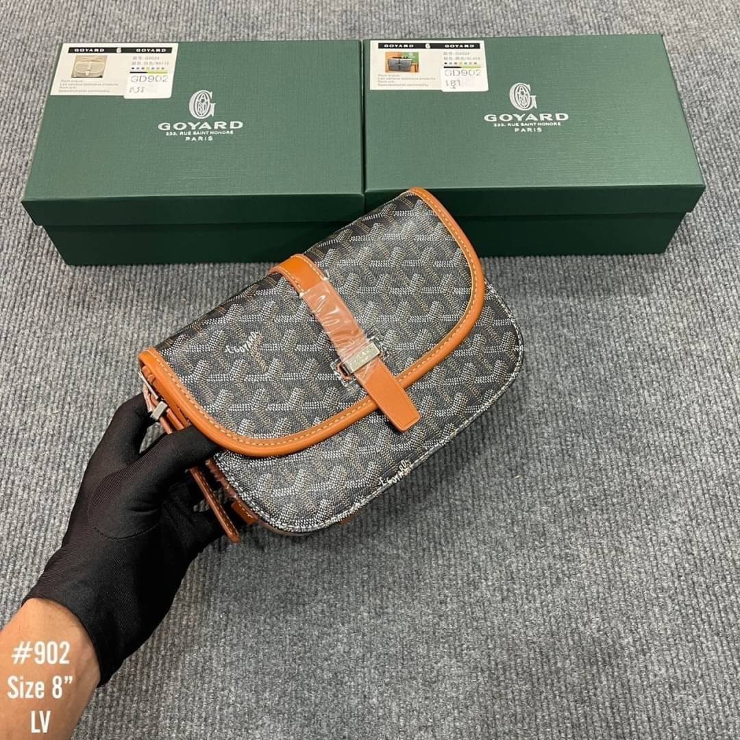 GOYARD belvedere MINI / GOYARD Messenger Bag 8" แบรนด์ดังจากฝรั่งเศส เรัยบหรูแต่ดูสง่า สะดุดตาด้วยลายเฉพาะตัว