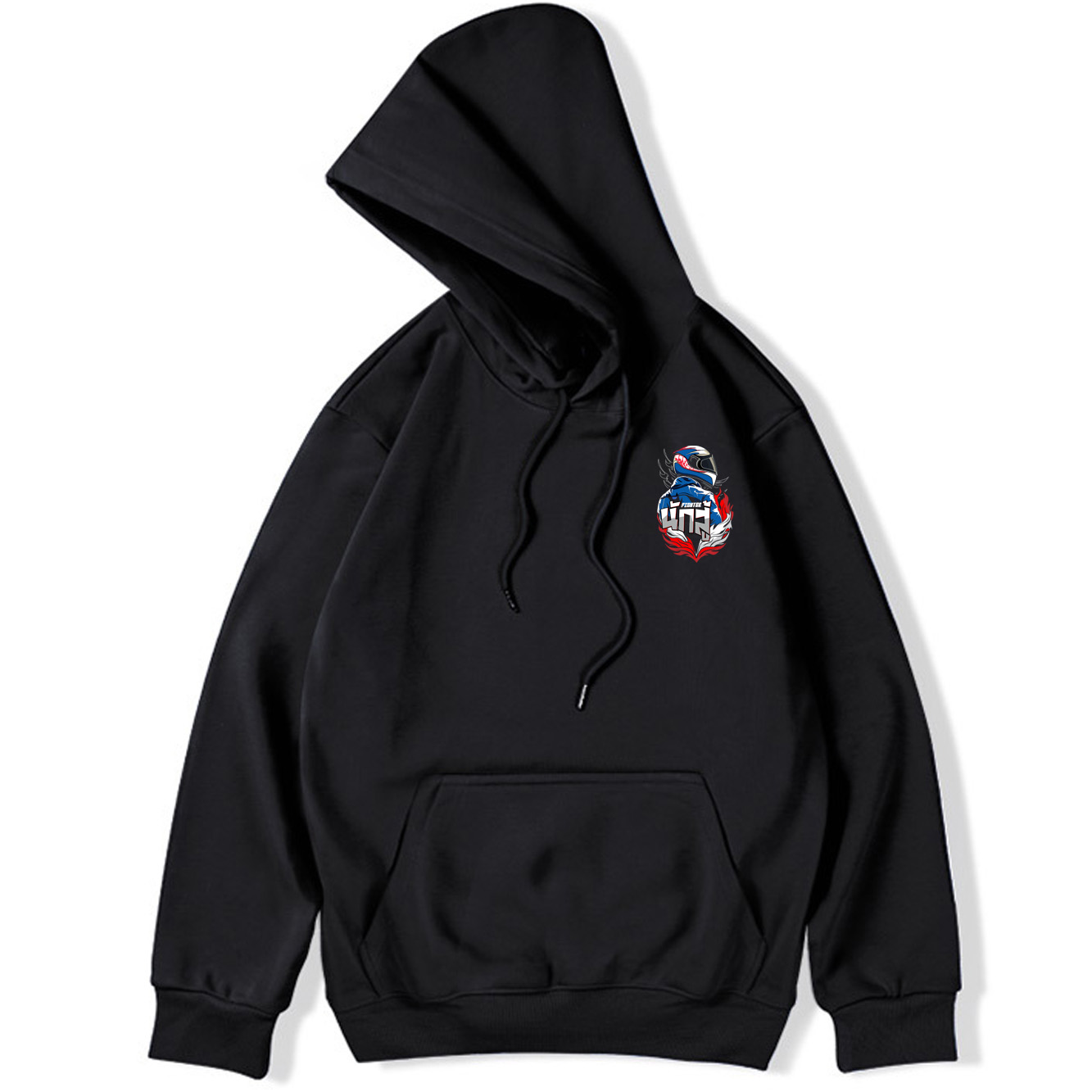 เสื้อฮูดนักสู้2 fighter ผ้าสำลี นุ่ม