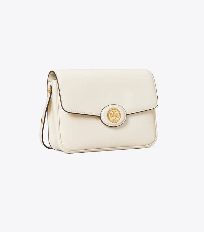 TORY BURCH ROBINSON SPAZZOLATO CONVERTIBLE SHOULDER BAG คอลเลคชั่นใหม่ สวยก่อนใคร ในราคาสุดคุ้ม! กับกระเป๋าสะพายไหล่ ดีไซน์สุดหรู หนังแก้วเงาสวยคม สีผู้ดี รูปทรงใช้งานได้ทุกลุค