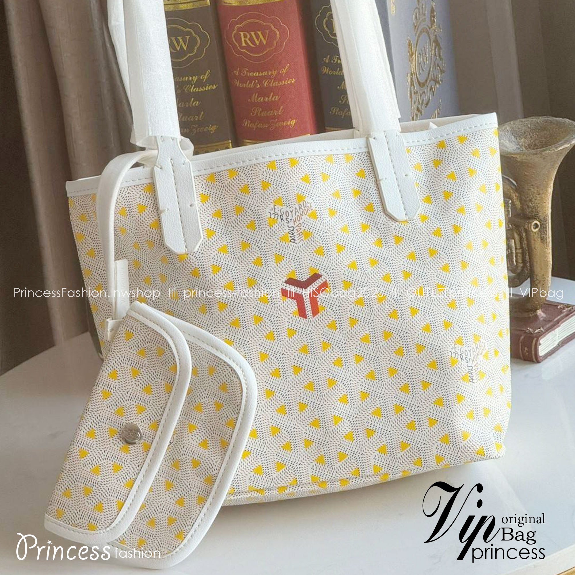 พร้อมส่ง 4 สี Goyard claire voie Mini Tote Bag กระเป๋าทรงโท้ทมินิ เกรดออริ สลับแท้ 1:1 ใช้ต่างประเทศได้ ภาพถ่ายจากงานขายจริง